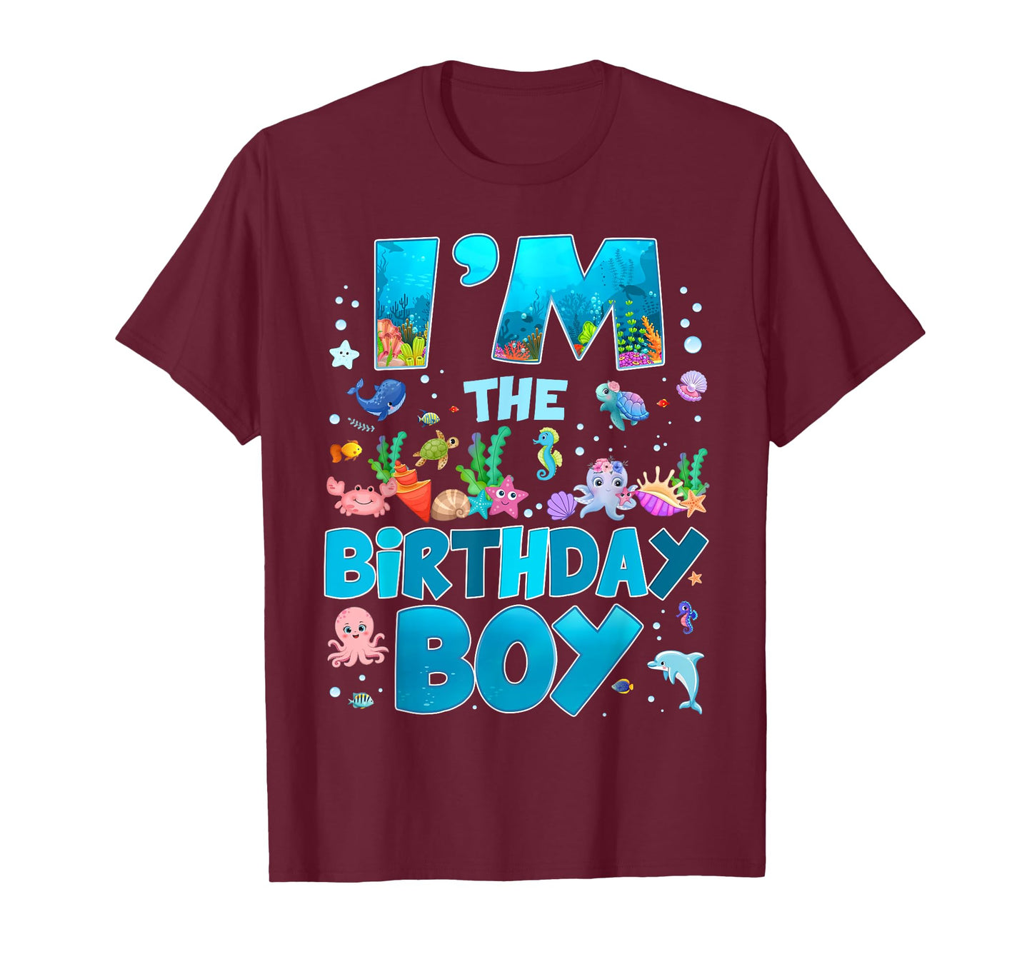 I'm The Birthday Boy Ocean Animal Wildlife Birthday Family T-Shirt