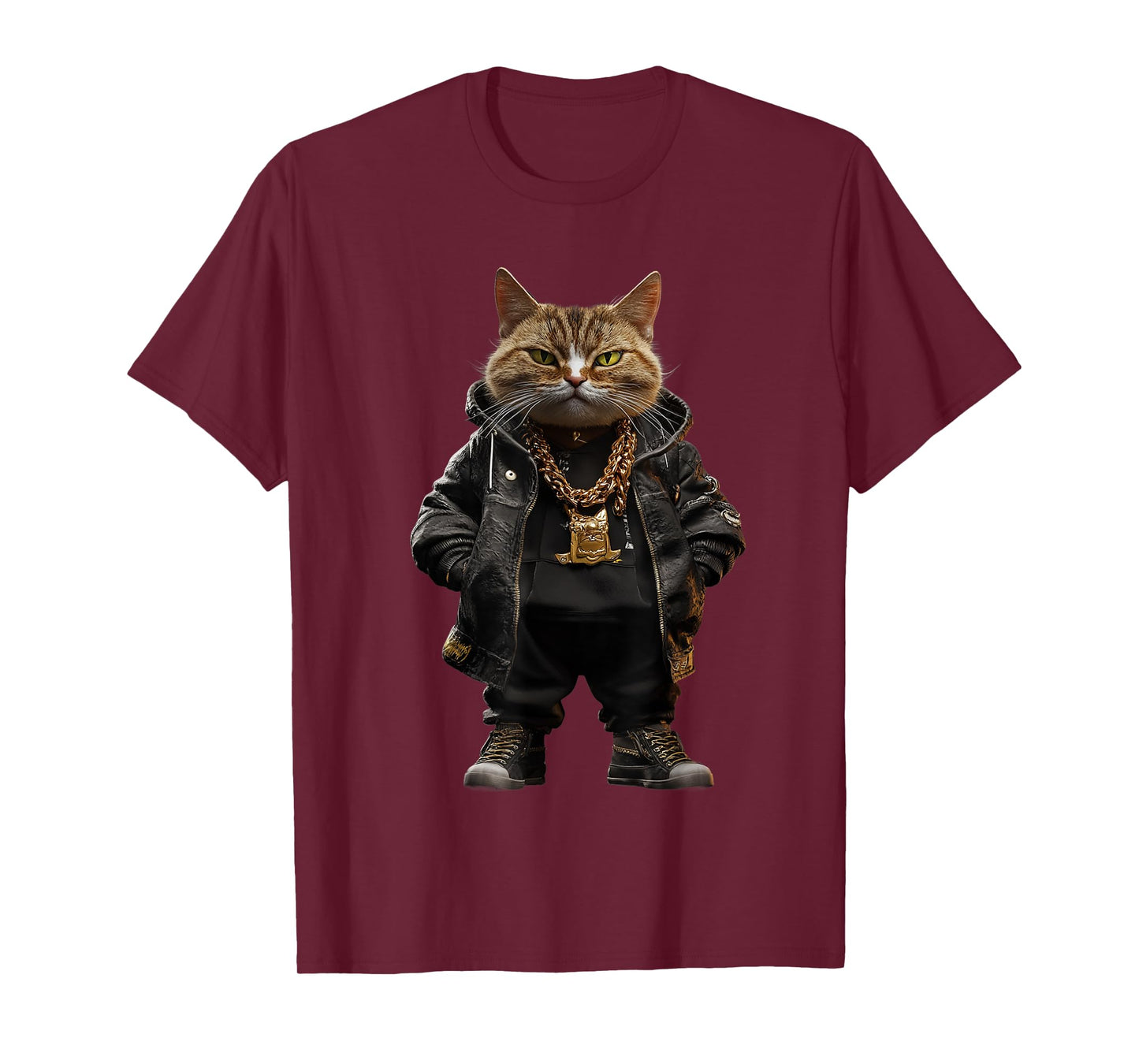 Thug Gangster Life Cat For Hip Hop Fans Meme and Cat lovers T-Shirt for Men Women