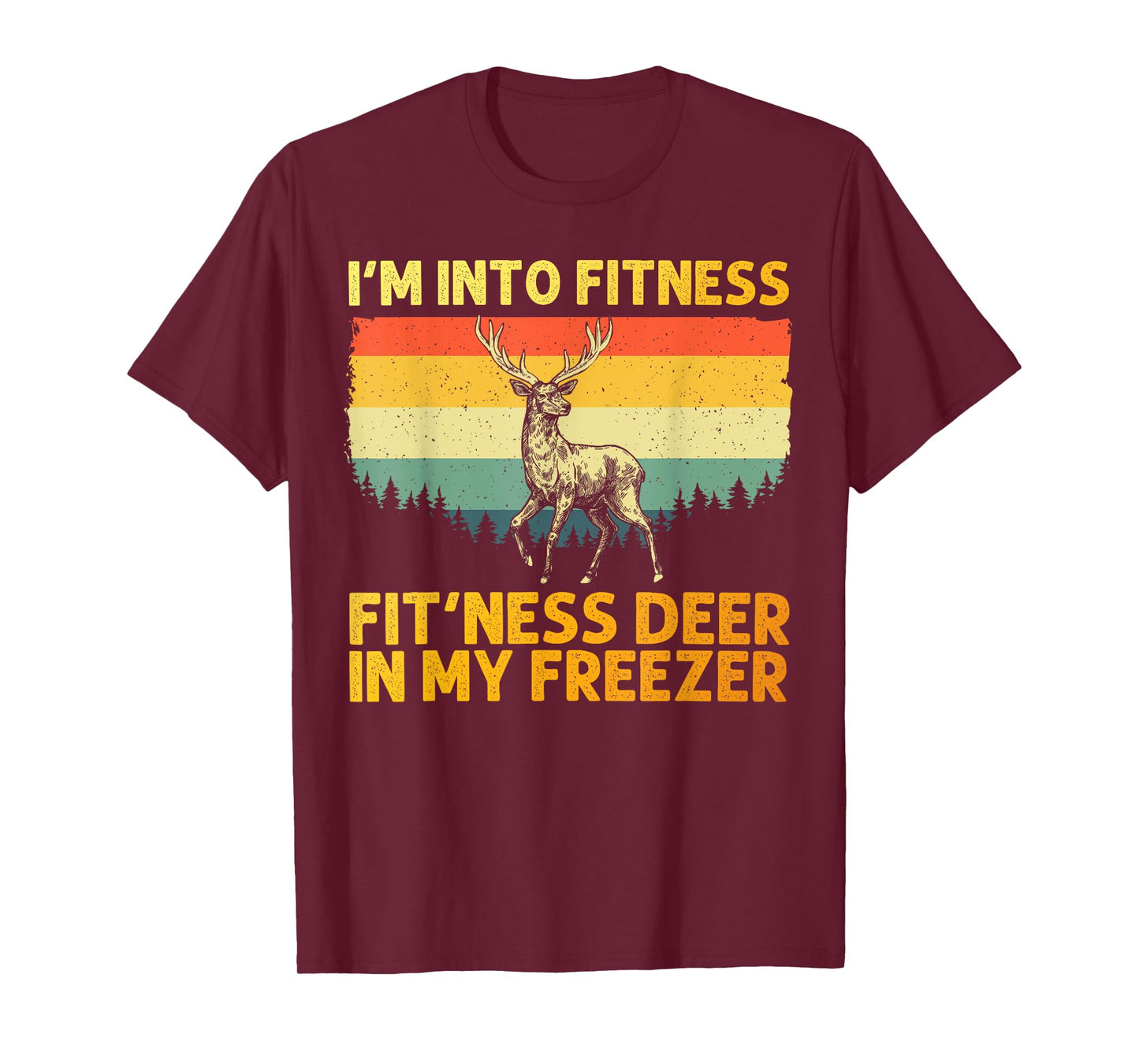 Deer Hunting Art for Men Women Wildlife Hunter Deer Hunting T-Shirt