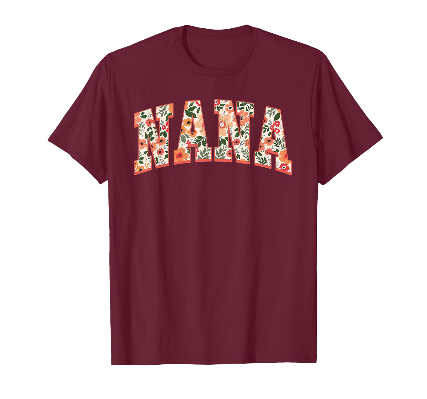 Nana Wildflower Mama Mommy Funny Happy Mother's Day Mom Life T-Shirt