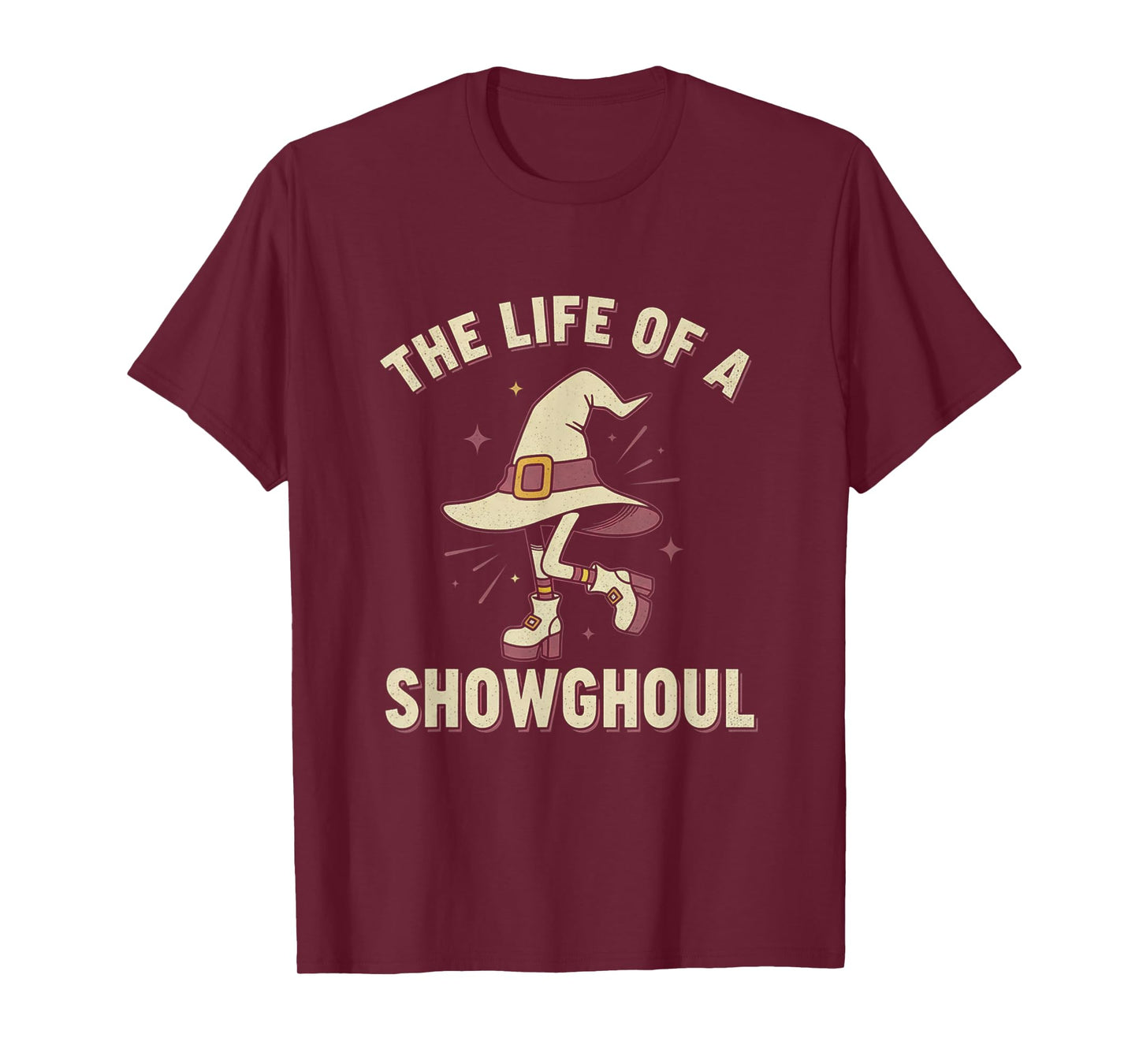 The Life of a Showghoul Creepy Retro Vintage Design T-Shirt