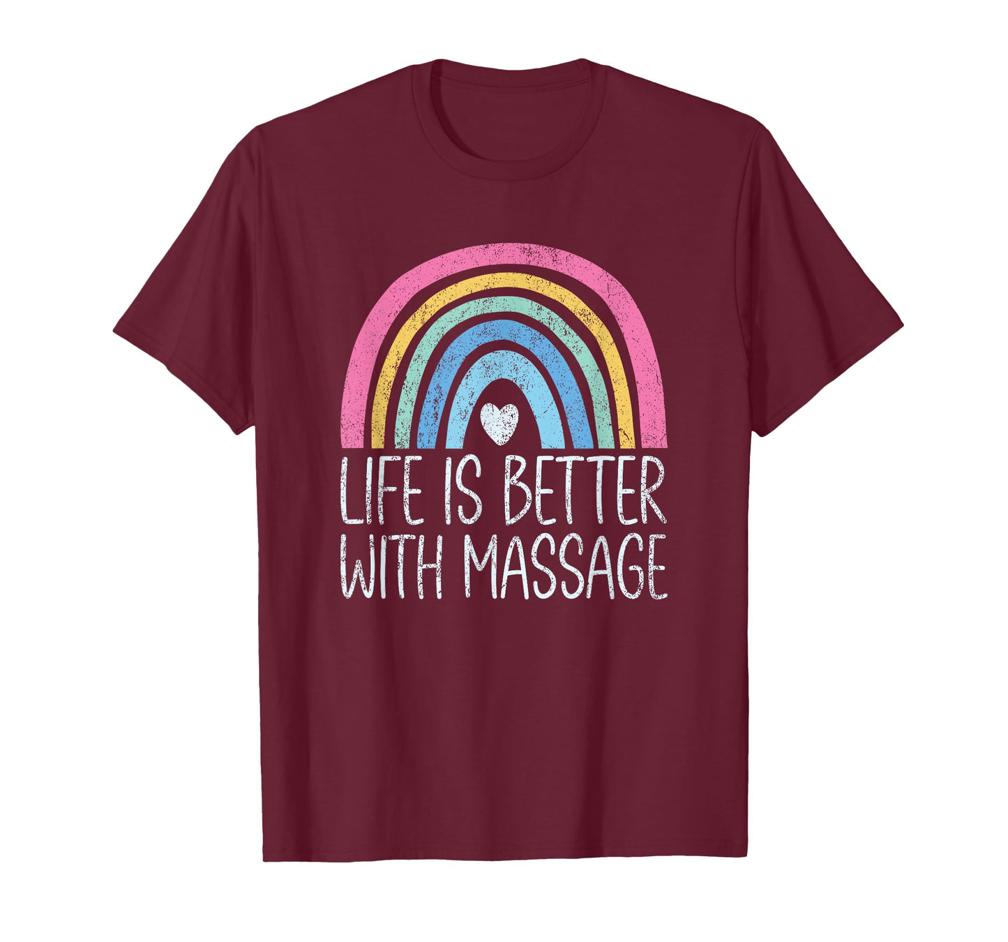 Vintage Life Is Better With A Massage LMT Massage Therapist T-Shirt