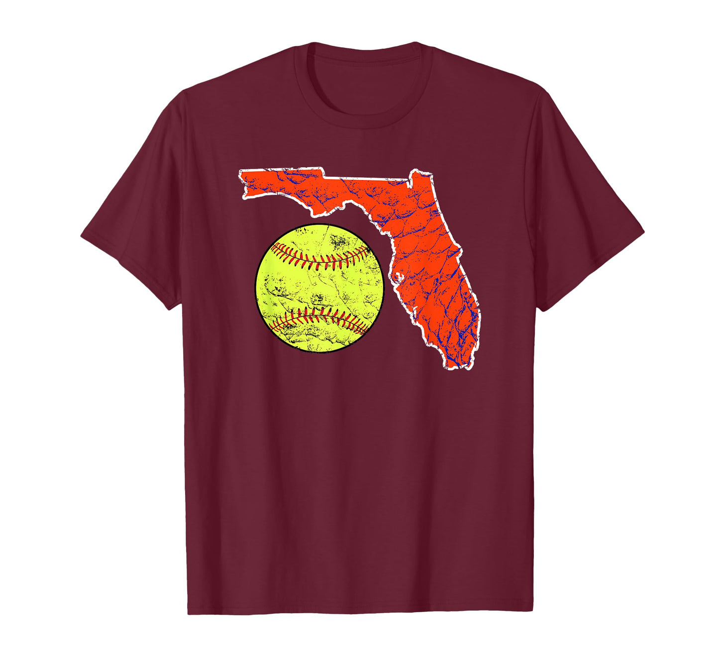 Sunshine State of Florida Softball T-Shirt