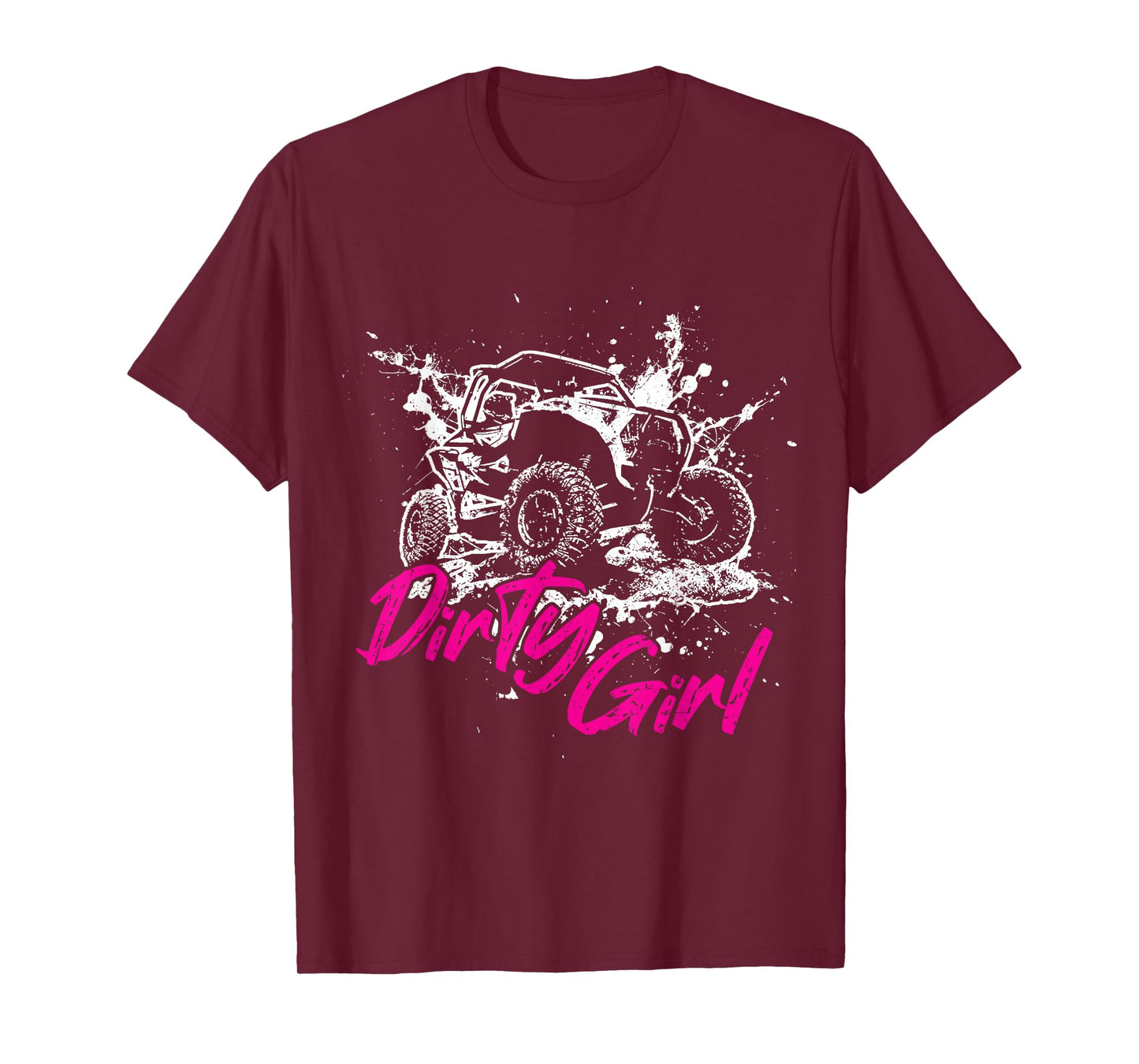 SXS UTV Dirty Girl Adventure Offroad Trail Riding Fun T-Shirt