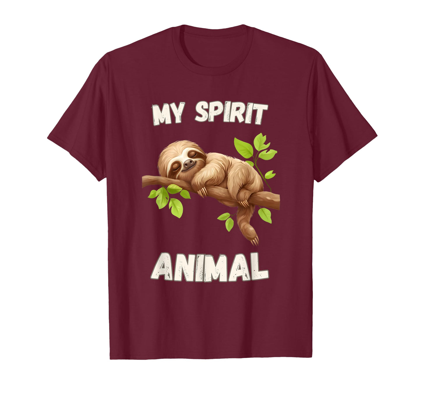 Sloth Is My Spirit Animal - Lazy Napping Funny Sloth Gift T-Shirt
