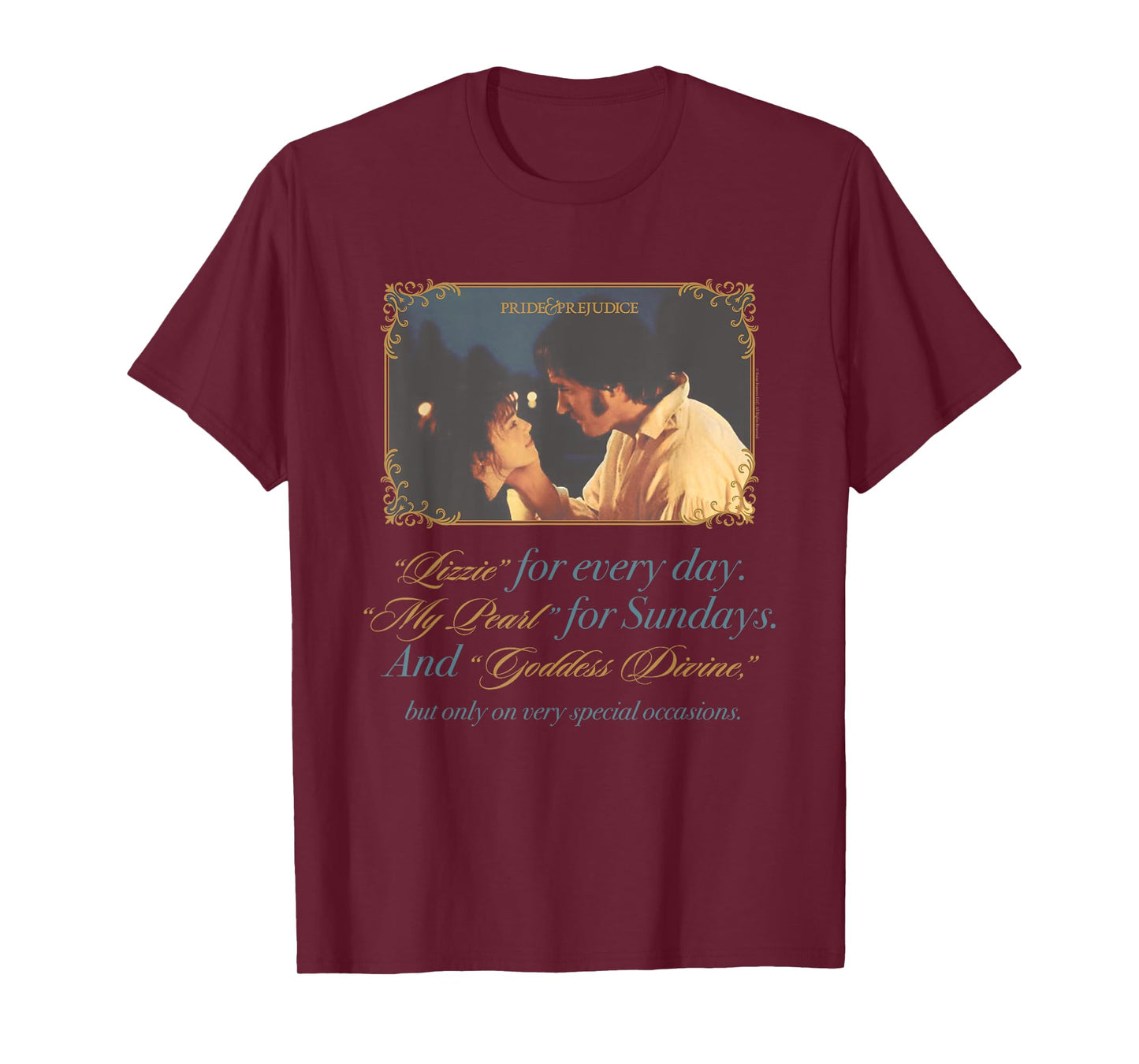 Pride & Prejudice Mrs. Darcy Movie Still T-Shirt
