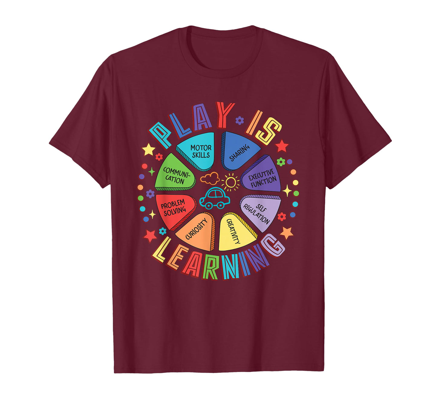 Teacher Life Teaching Back To School Plays Is Learning T-Shirt for Men Women