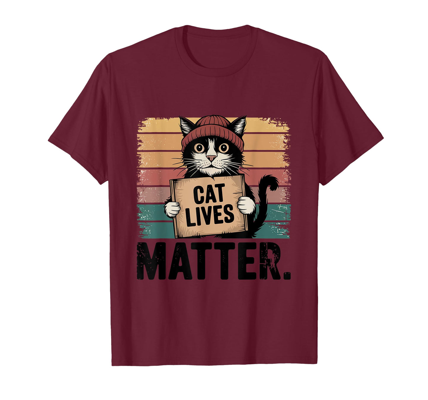 Donald Trump 2024 Cats Lives Matter Please Don't Eat My Cat Men Women T-Shirt