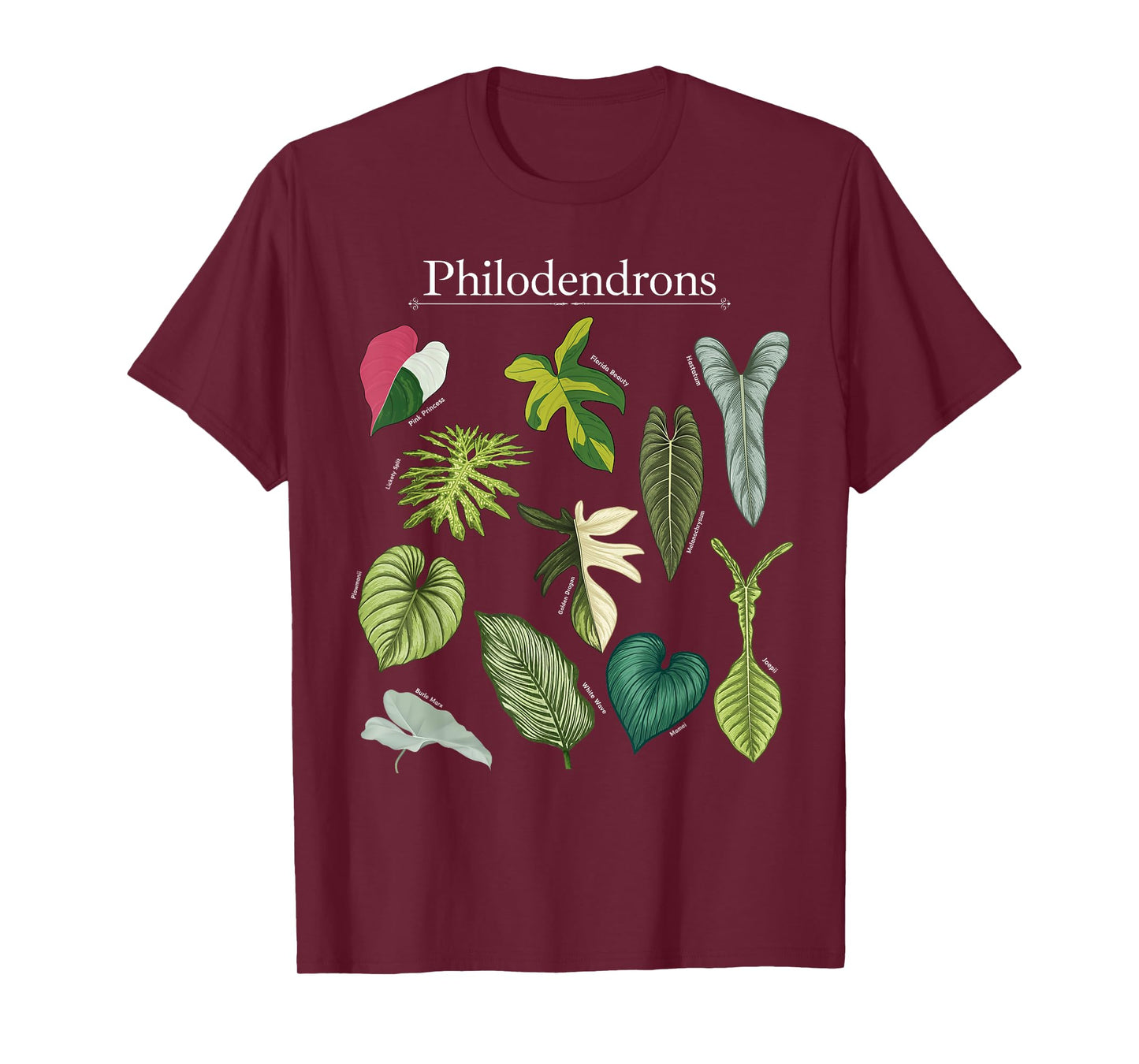 Philodendron Varieties Florida Beauty Joepii House Plants T-Shirt