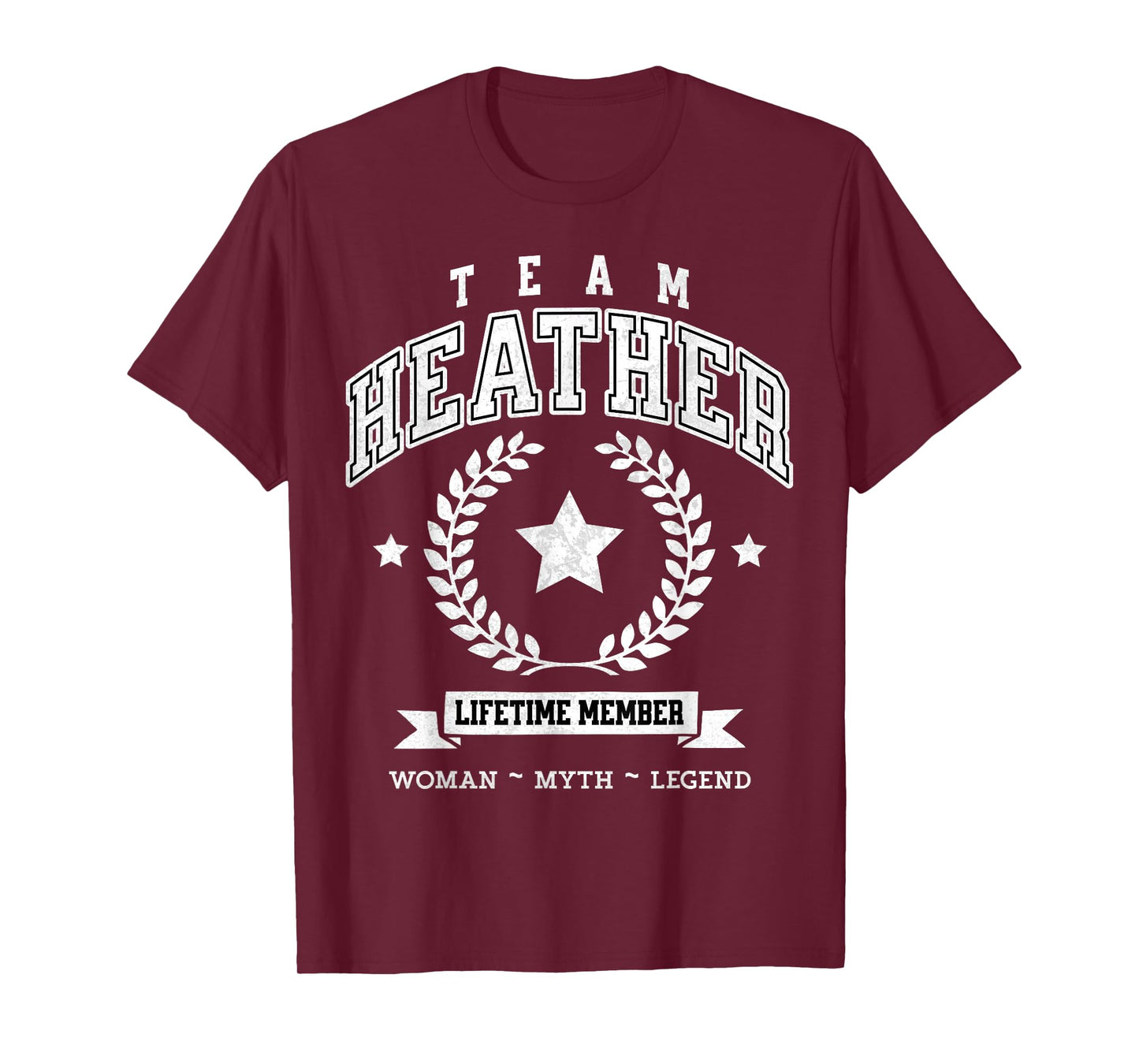 Team Heather Lifetime Member Funny Name Support T-Shirt