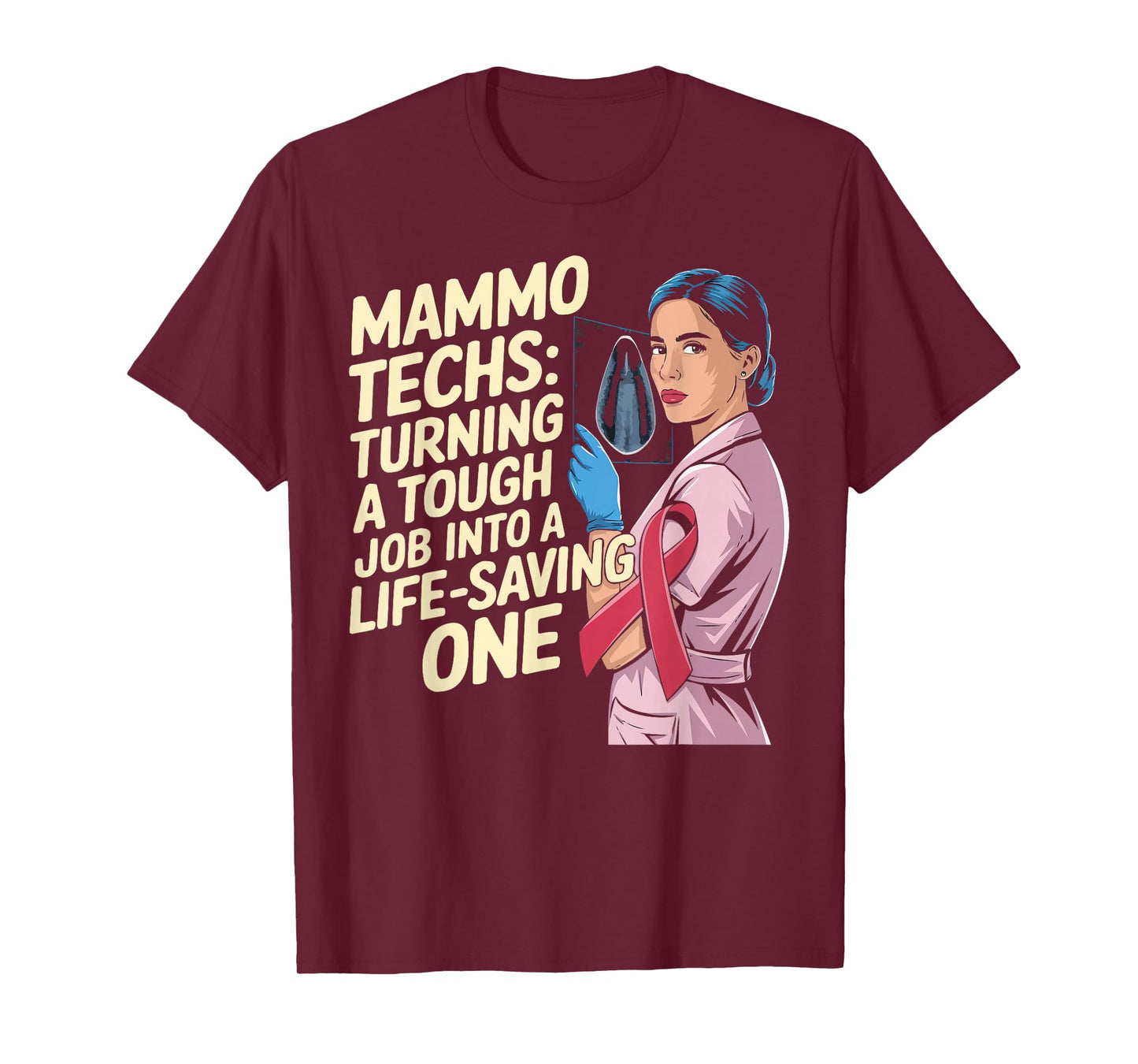 Mammography Technologist Job Mammographer Mammo Tech T-Shirt