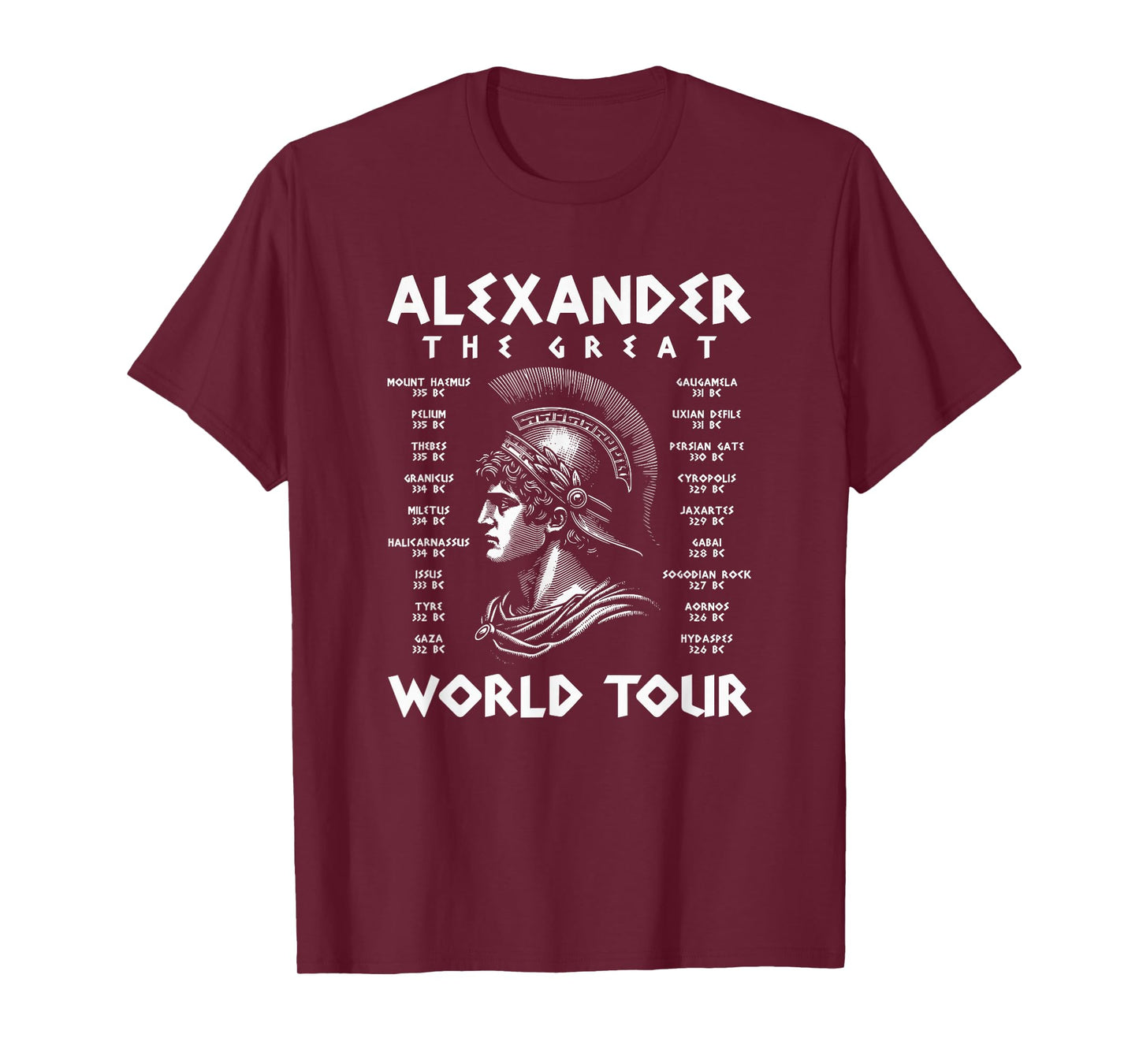 Alexander The Great World Tour Funny T-Shirt
