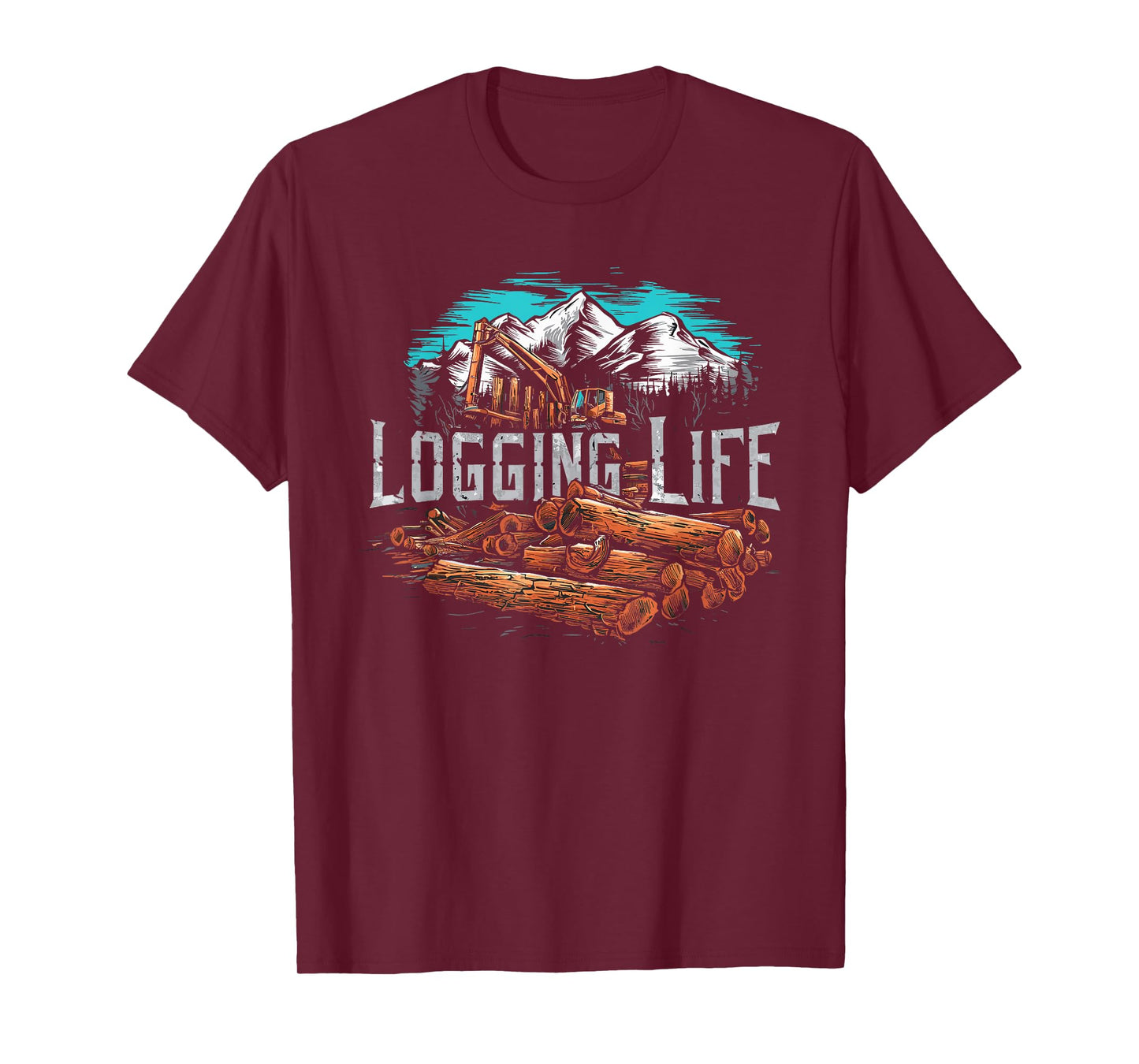 Logging Life Lumberjack Logger Lumberer Forester Woodwork T-Shirt