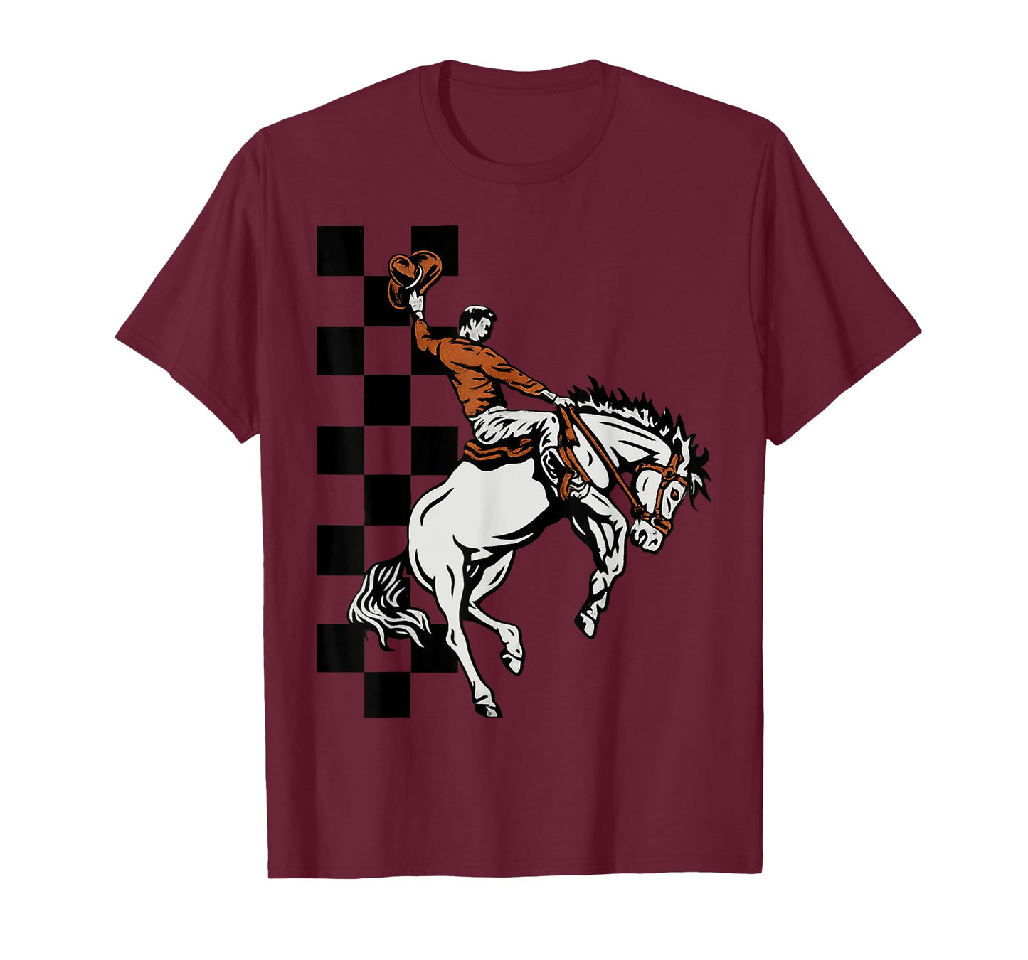 Cowboy Bronc Rider Rodeo Western Gift for Men Women Kids T-Shirt