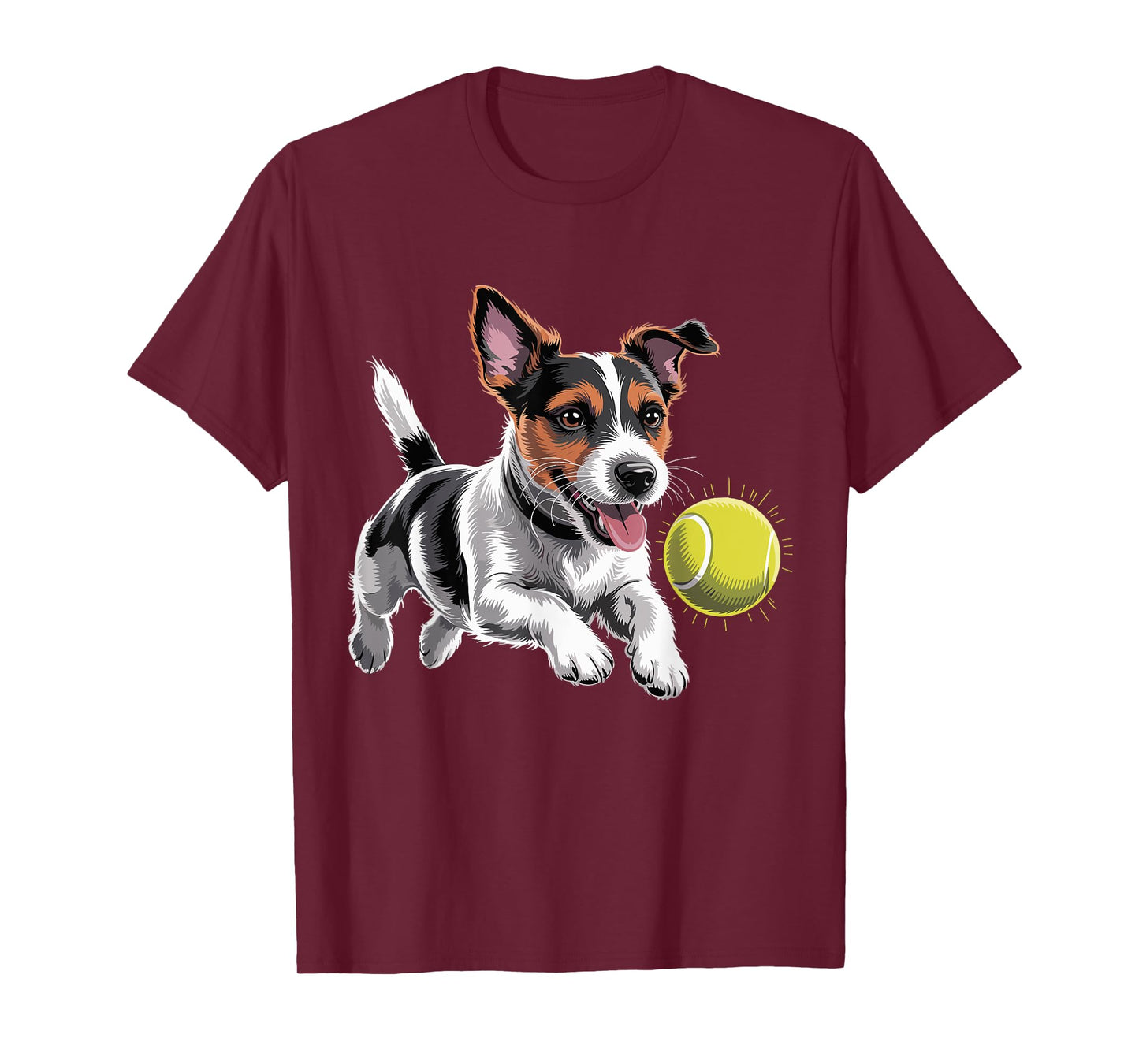 Jack Russell Terrier Chasing A Ball JRT Jack Russell Owner T-Shirt