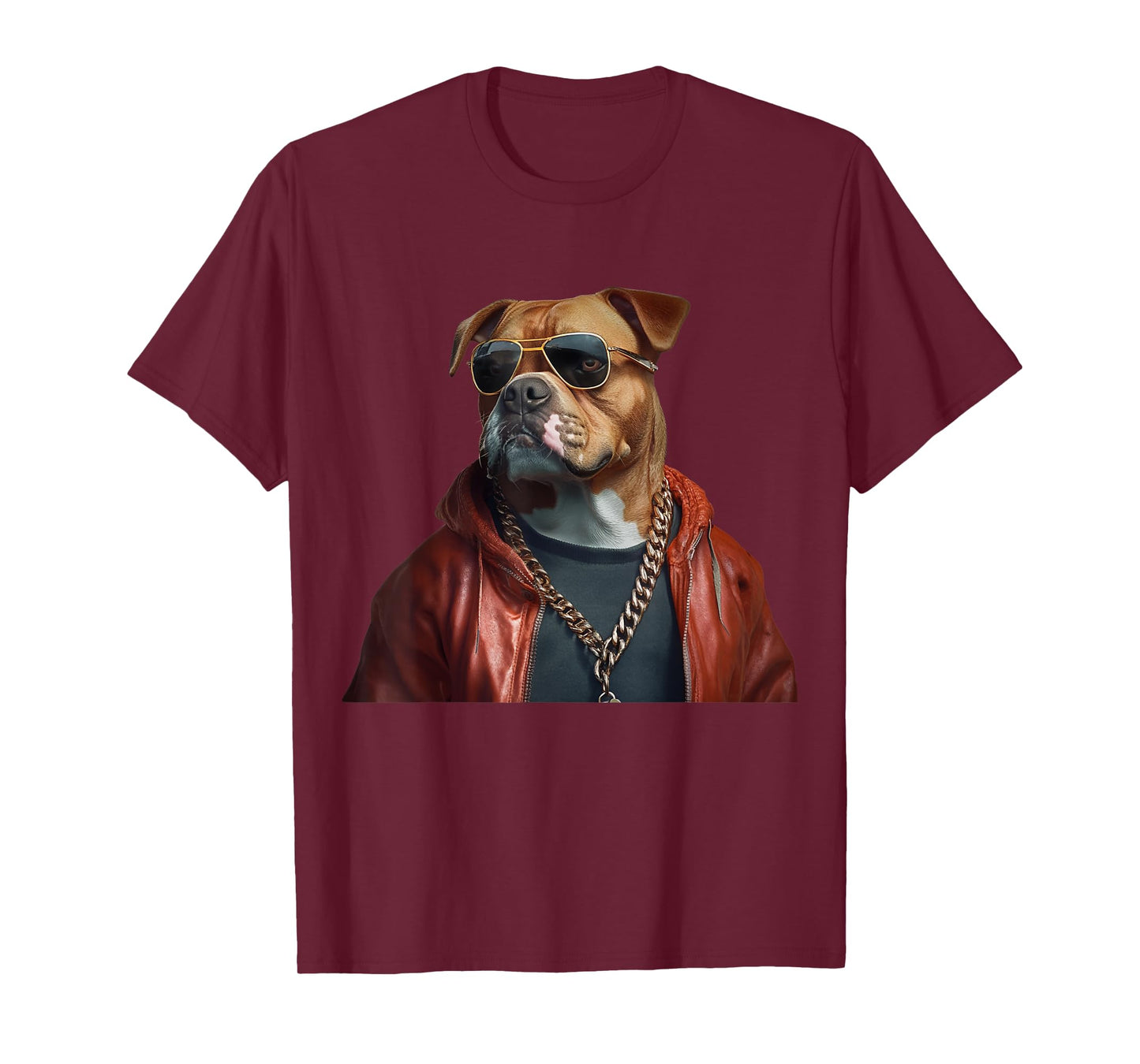 Thug Gangster Life Dog For Hip Hop Fans & dog Meme lovers Men Women T-Shirt