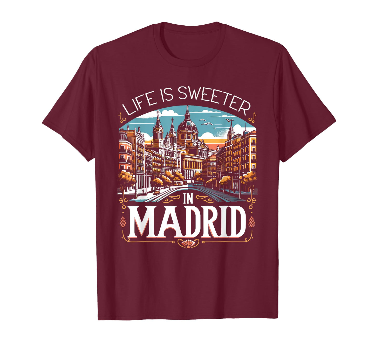 Madrid Spain Travel Vacation Europe I Love Madrid T-Shirt