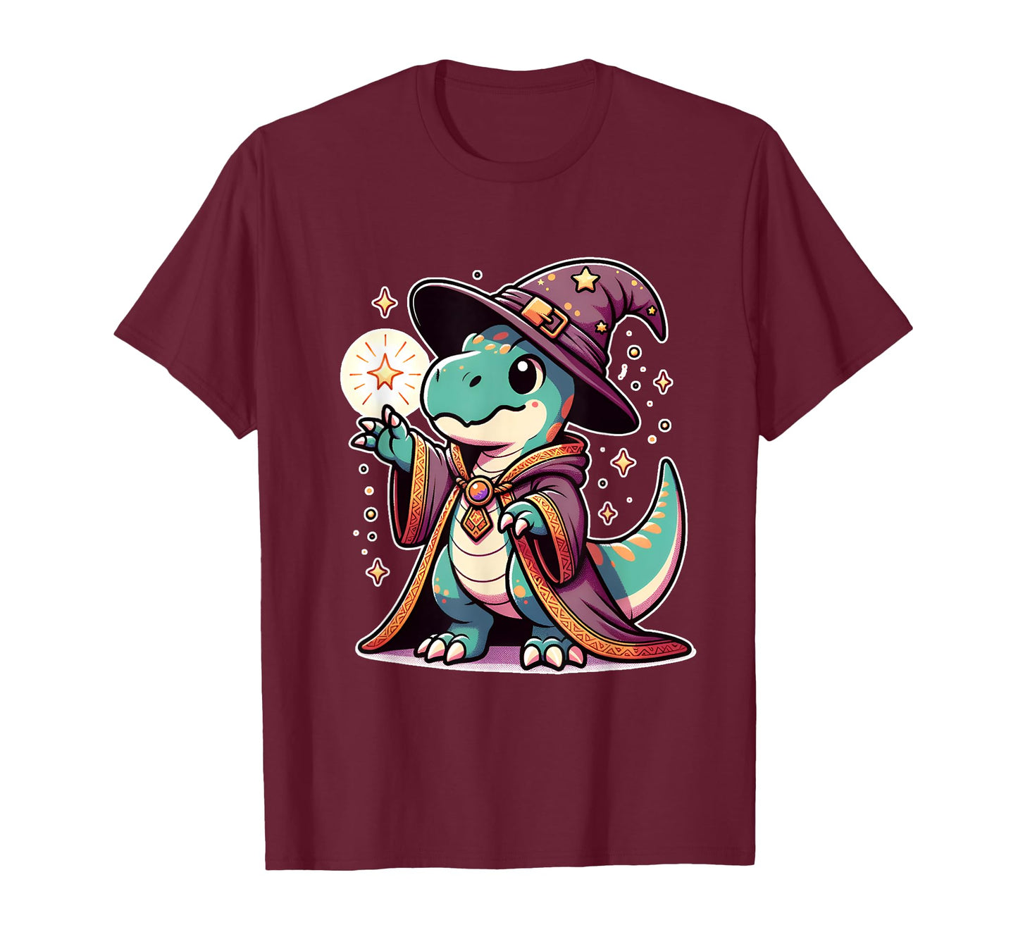 Halloween wizard funny dinosaur T-Shirt