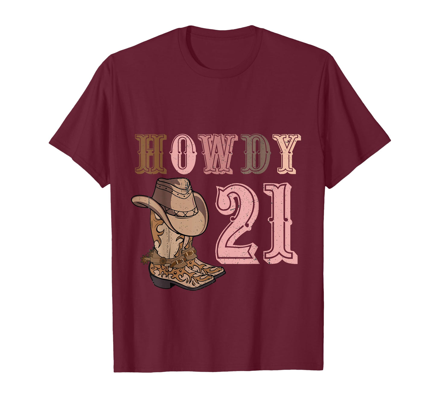 21st Birthday Howdy Birthday 2024 Western 21st Birthday T-Shirt