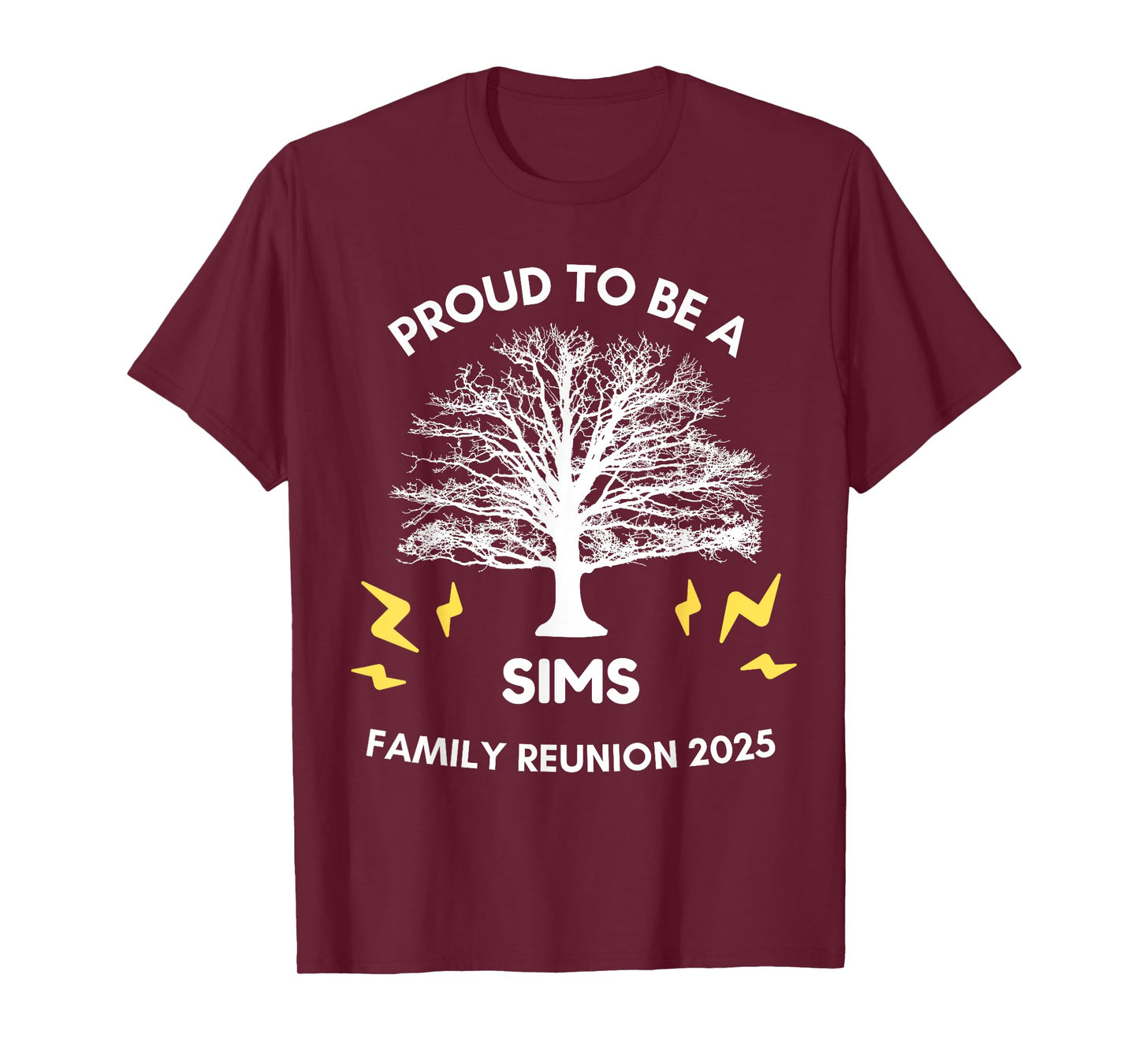 2025 SIMS Family Reunion Gathering Family Tree Matching T-Shirt