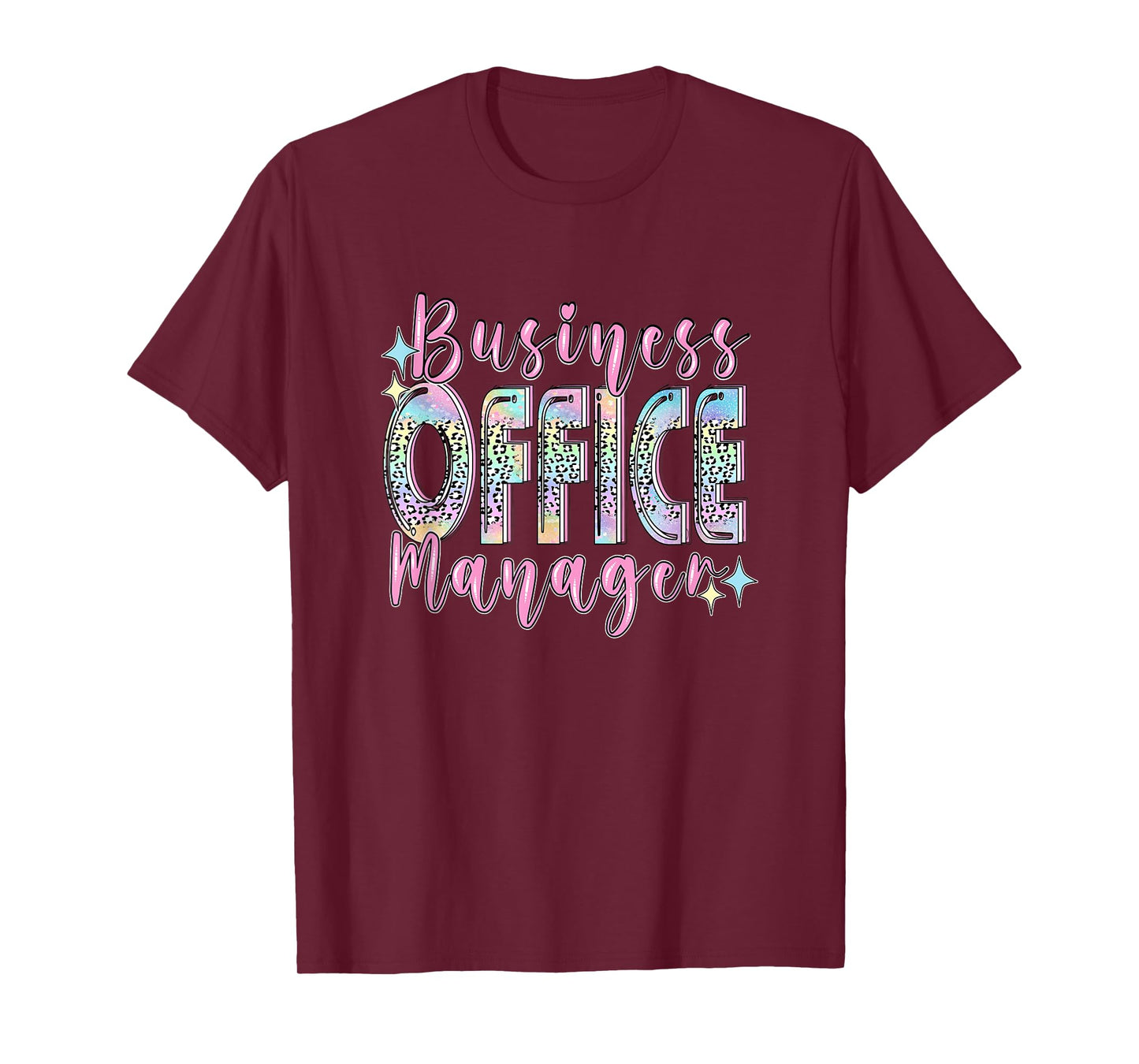 Business Office Manager Funny Front Teamwork Regional Squad T-Shirt