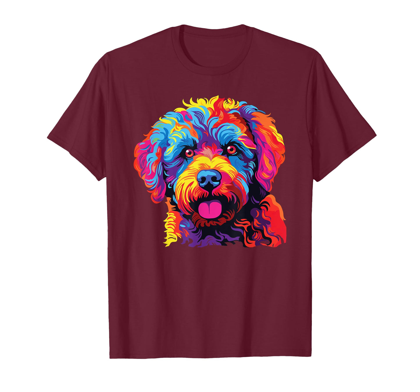 Watercolor Colorful Lagotto Romagnolo Dogs T-Shirt