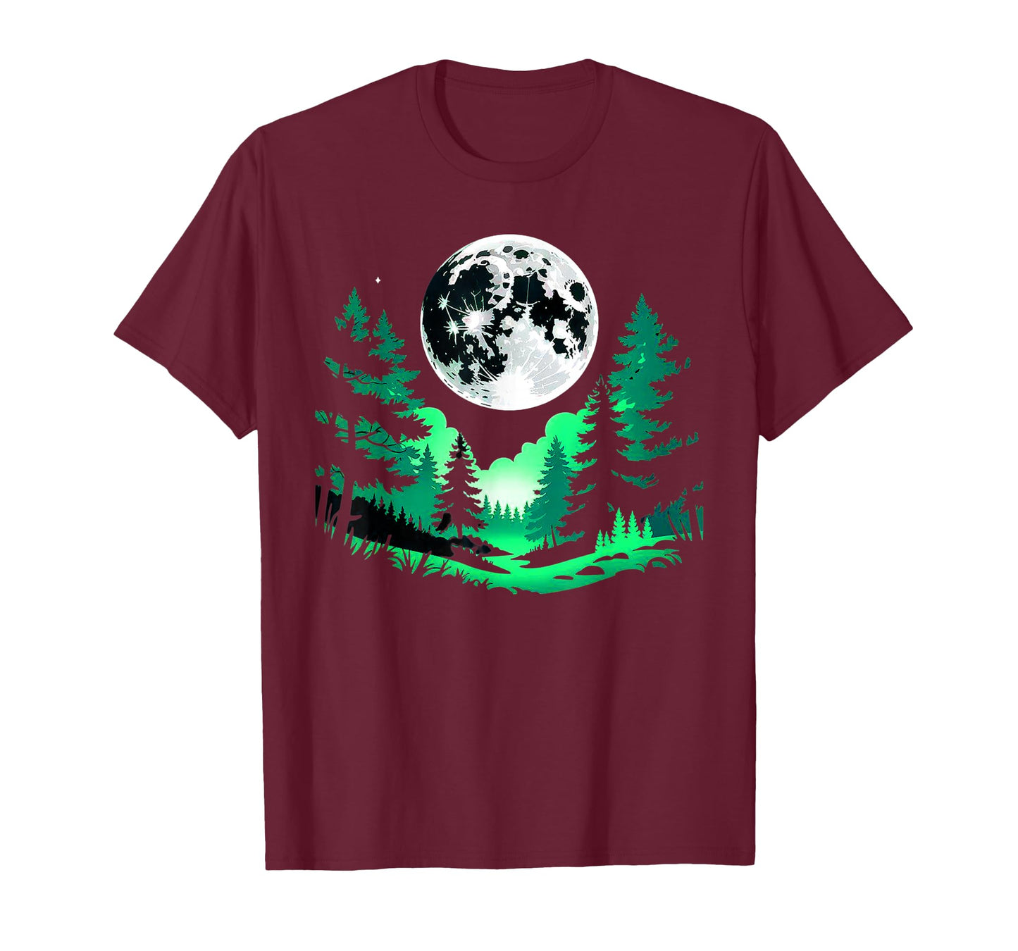 Trees Wildlife Nature Vintage Forest Retro Outdoor Graphic T-Shirt