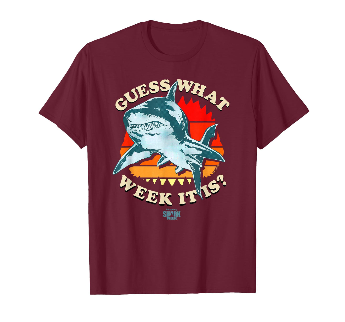 Shark Week Officially Licensed Guess The Week T-Shirt
