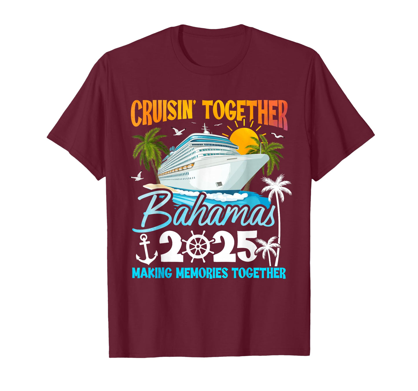 Bahamas Cruise 2025 Family Cruise Trip Squad Group Vacation T-Shirt