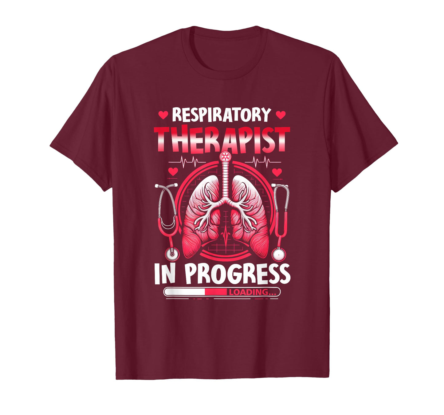 Respiratory Therapist In Progress Future RT RRT Student T-Shirt