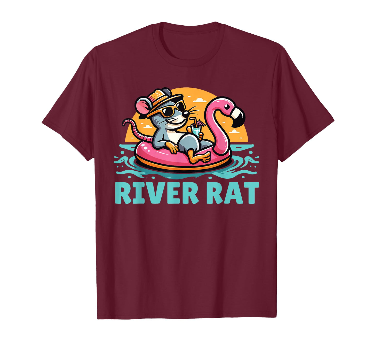 River Rat, River Floating, River Adventures, River Rat T-Shirt