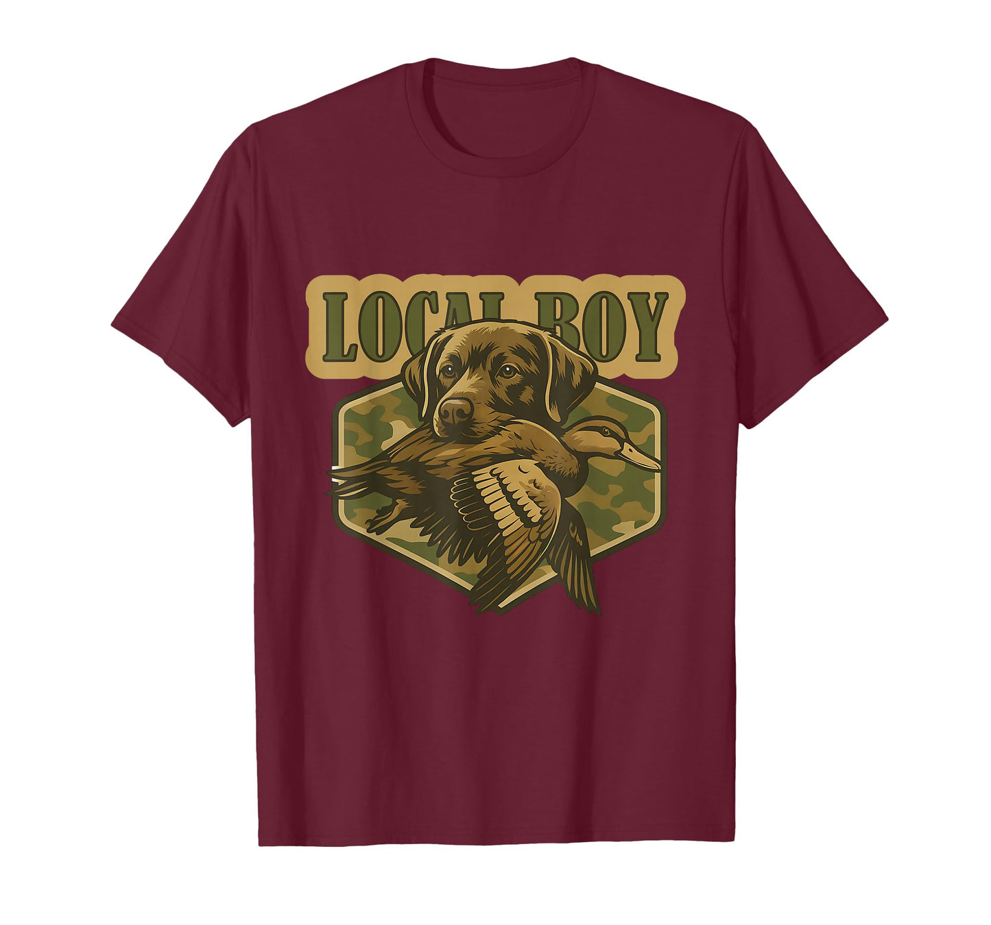 Local Boy Labrador Hunting Dog Duck Hunting T-Shirt