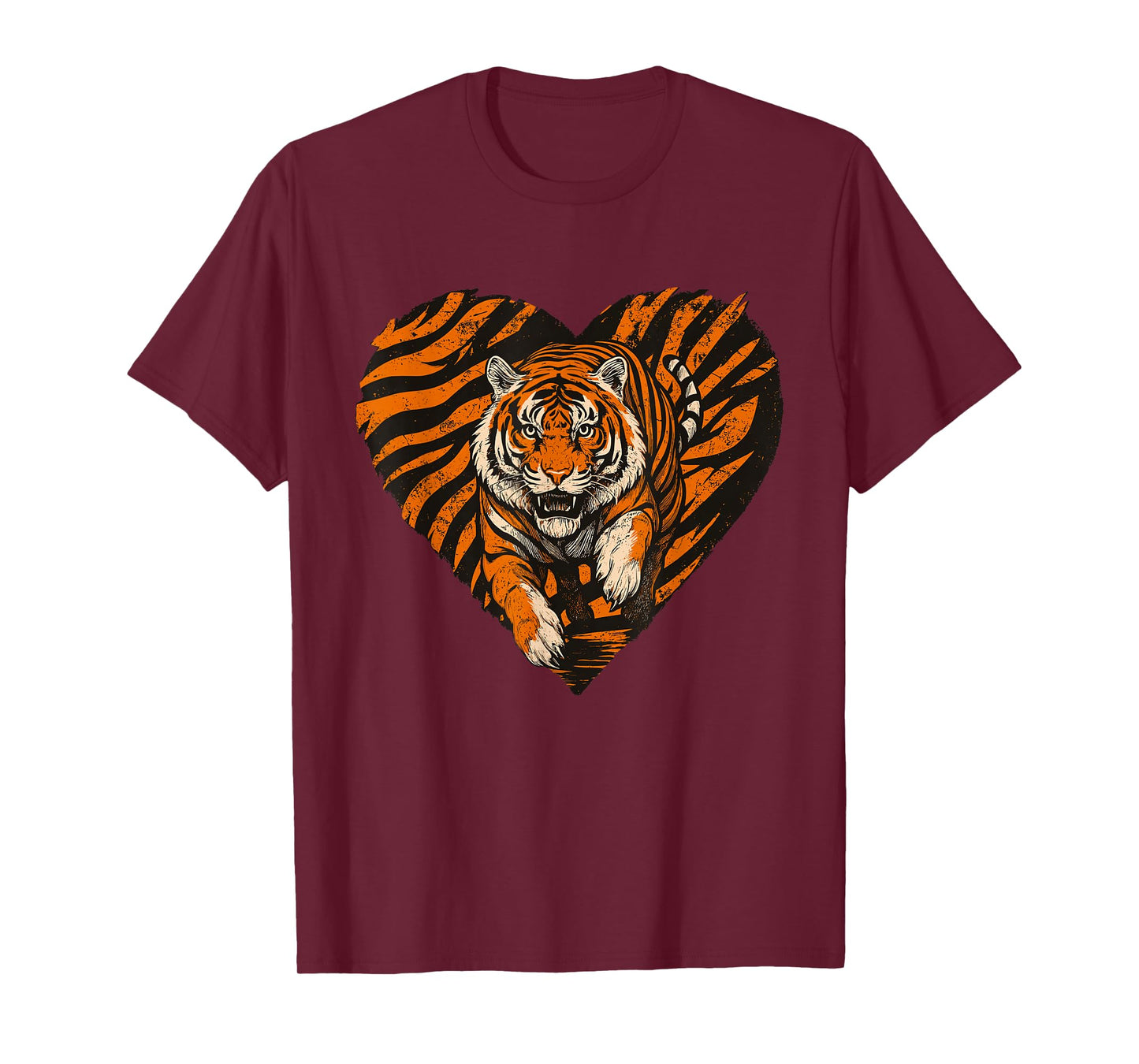 Bengal Tiger Attack Face Wildlife Lover Big Cat Fearless T-Shirt
