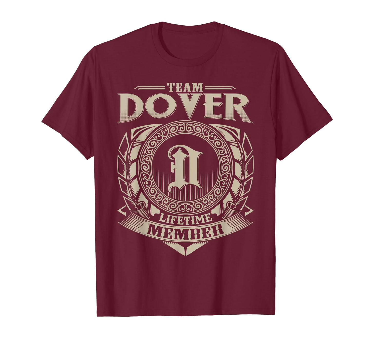 Team DOVER Lifetime Member Funny DOVER Family Name Vintage T-Shirt