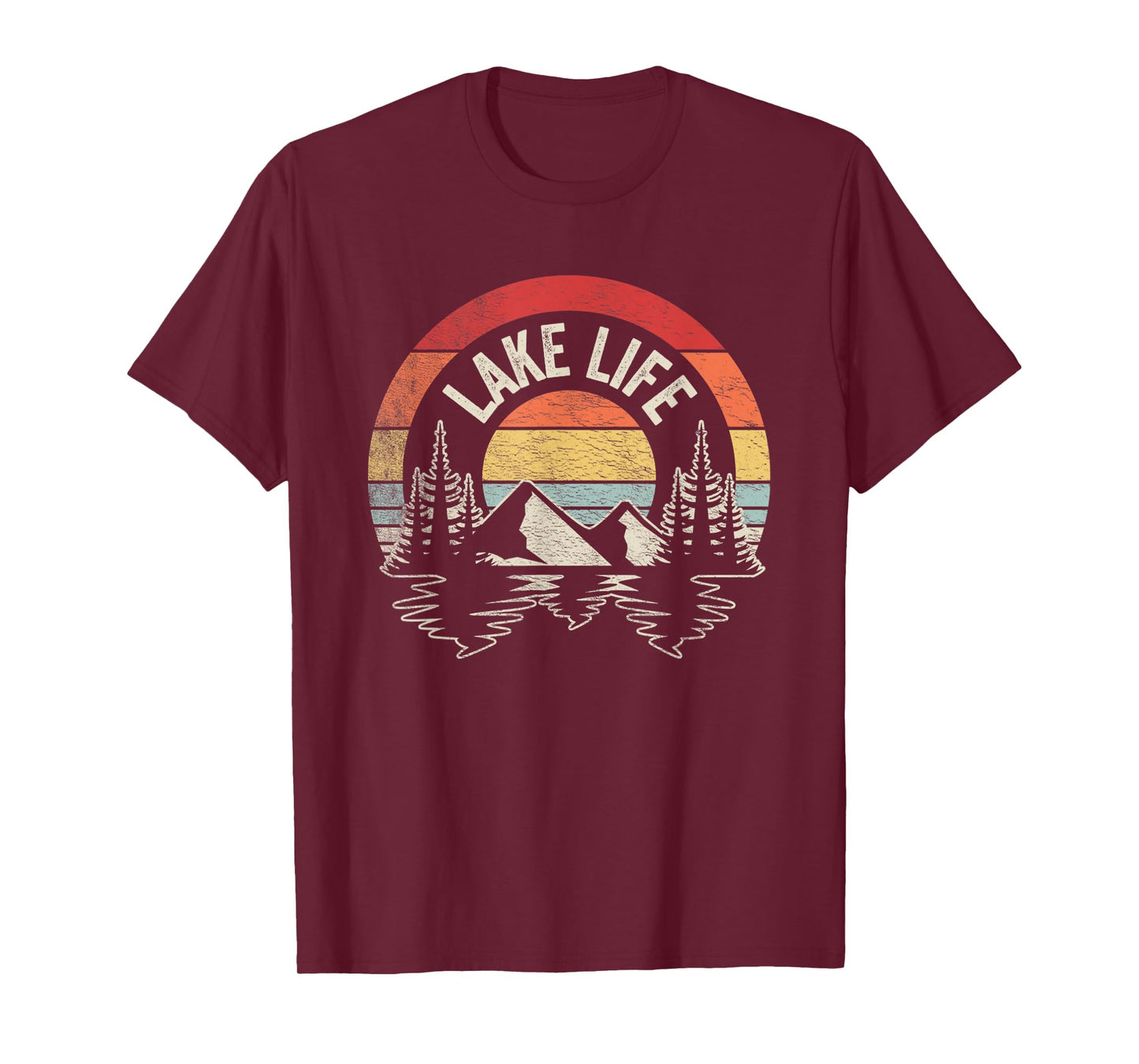 Vintage Lake life Shirt Wildlife Vacation Camper Love Lake T-Shirt