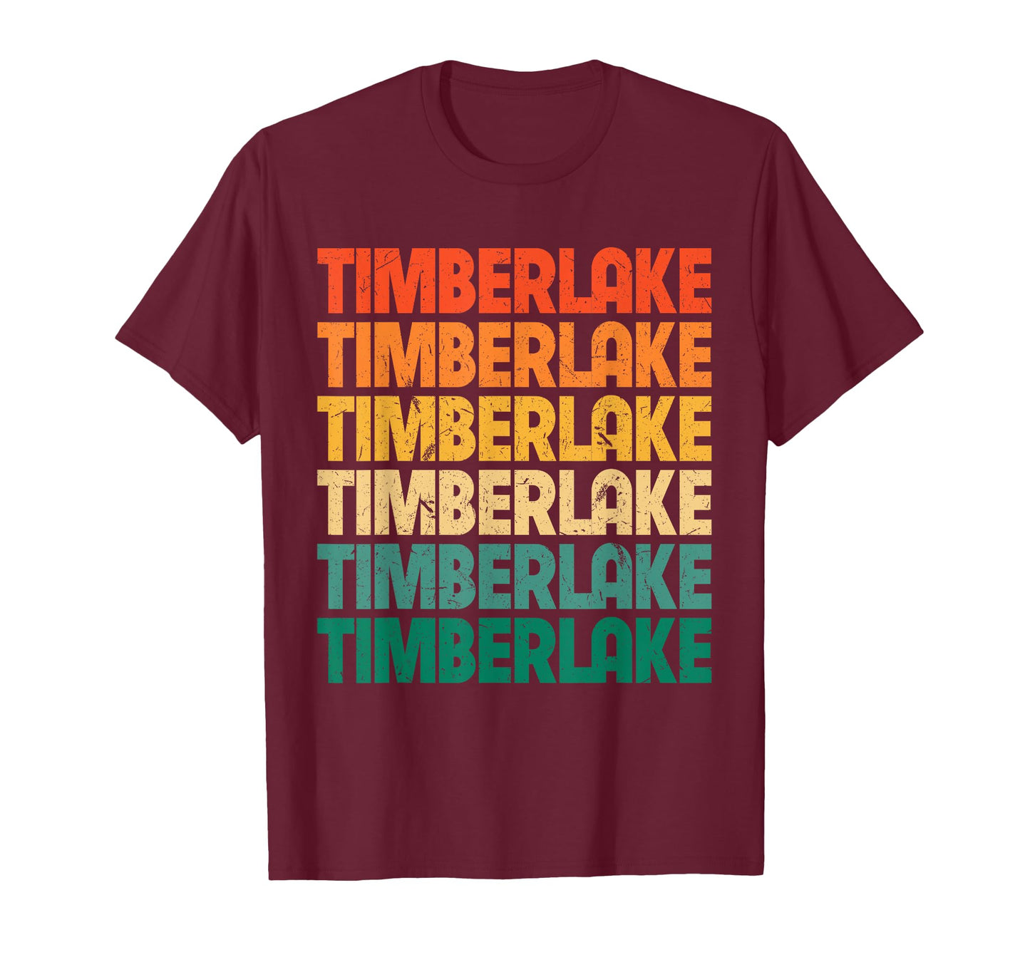 Vintage Timberlake First Name I Love Timberlake Retro Funny T-Shirt