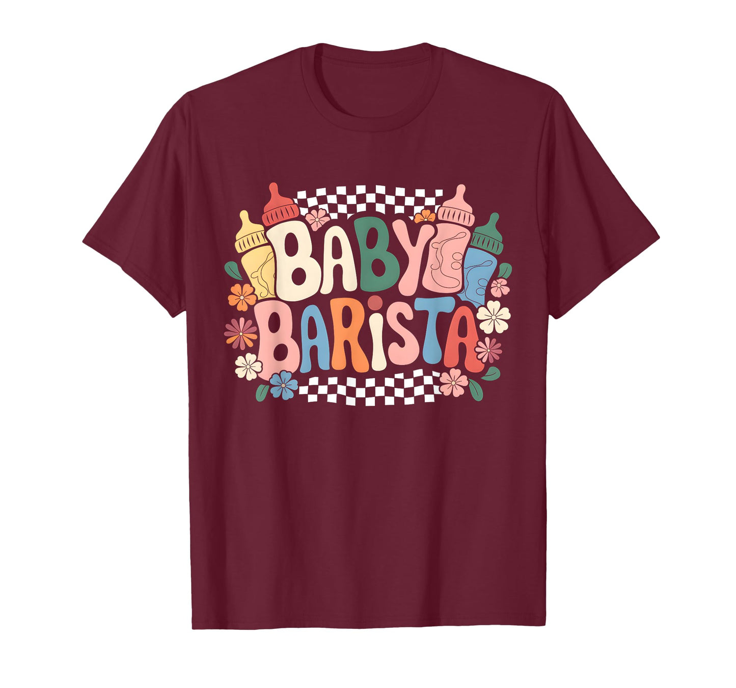 Nurse Milk Bottle Barista Mother Baby NICU Appreciation T-Shirt