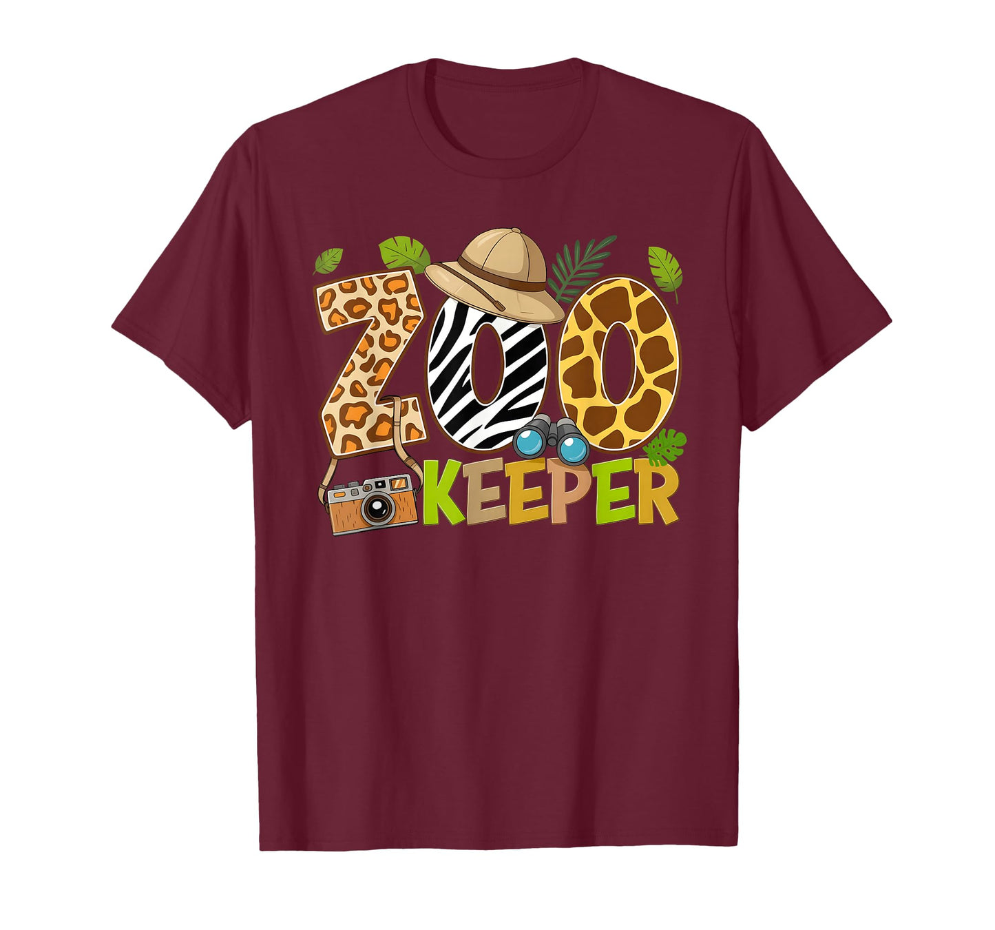 Zookeeper Animals Wildlife Lover Safari Halloween Costume T-Shirt