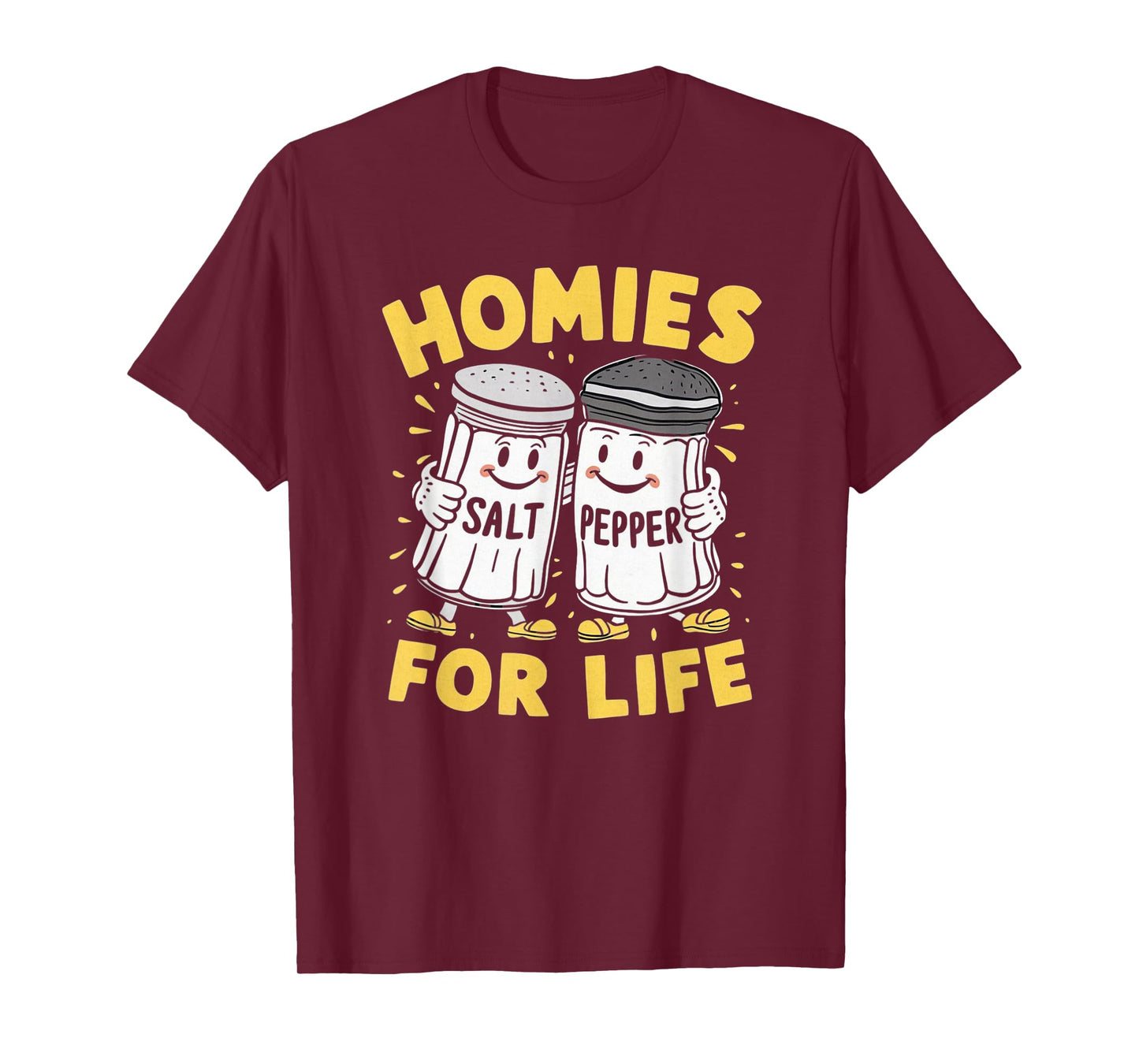 Homies For Life Salt And Pepper T-Shirt