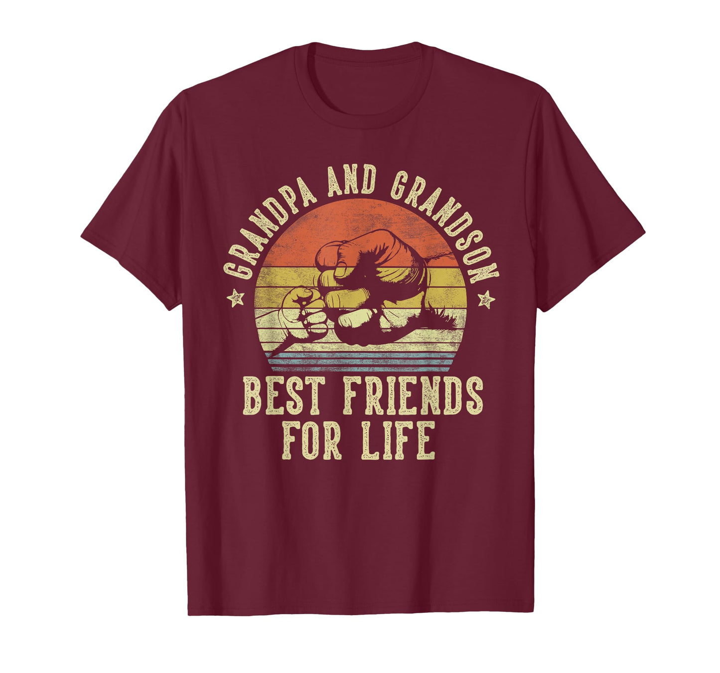 Grandpa and Grandson Best Friends for Life Funny Grandpa T-Shirt