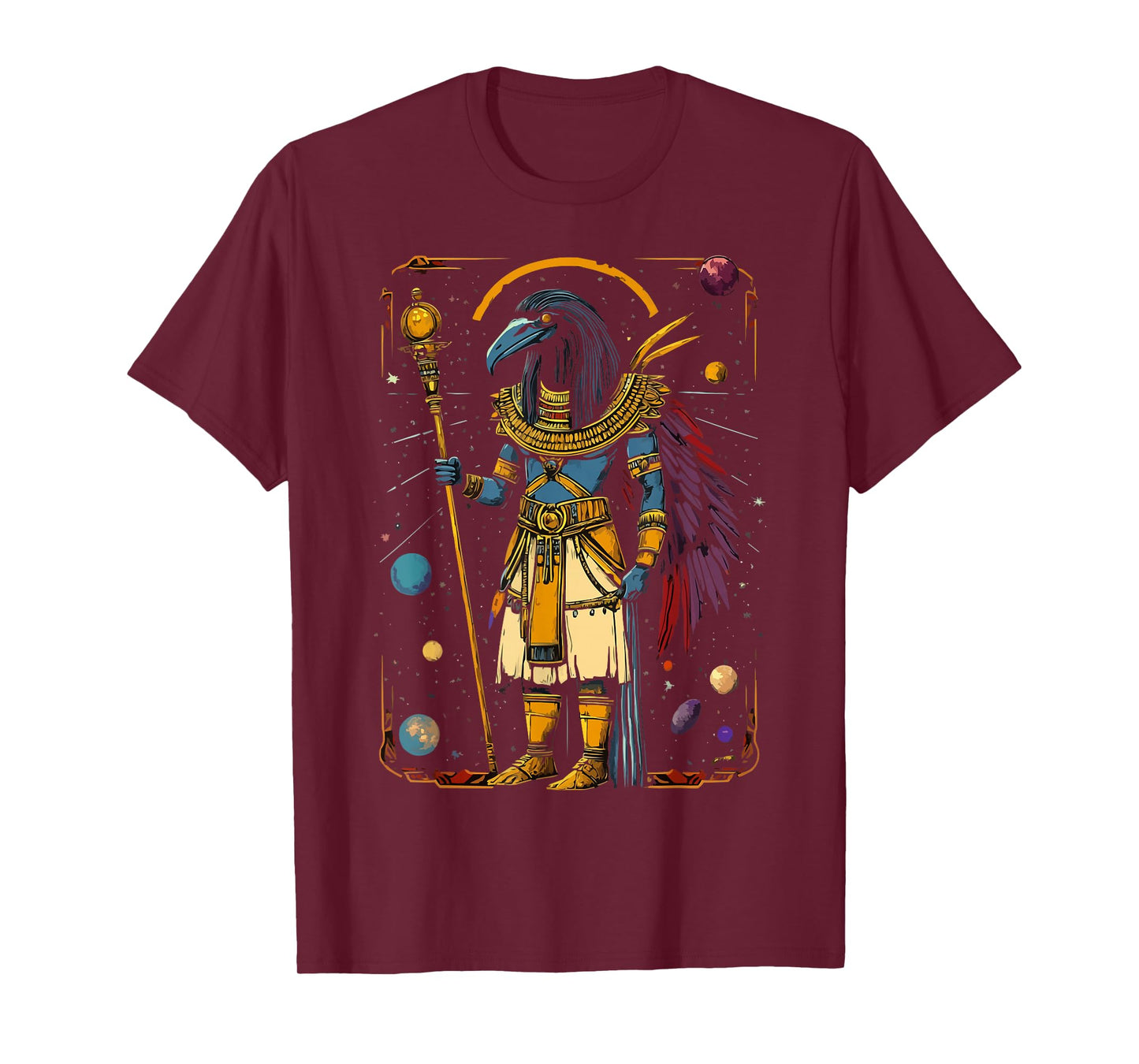 Thoth Egyptian God Egyptian Mythology Pyramid Ancient Egypt T-Shirt
