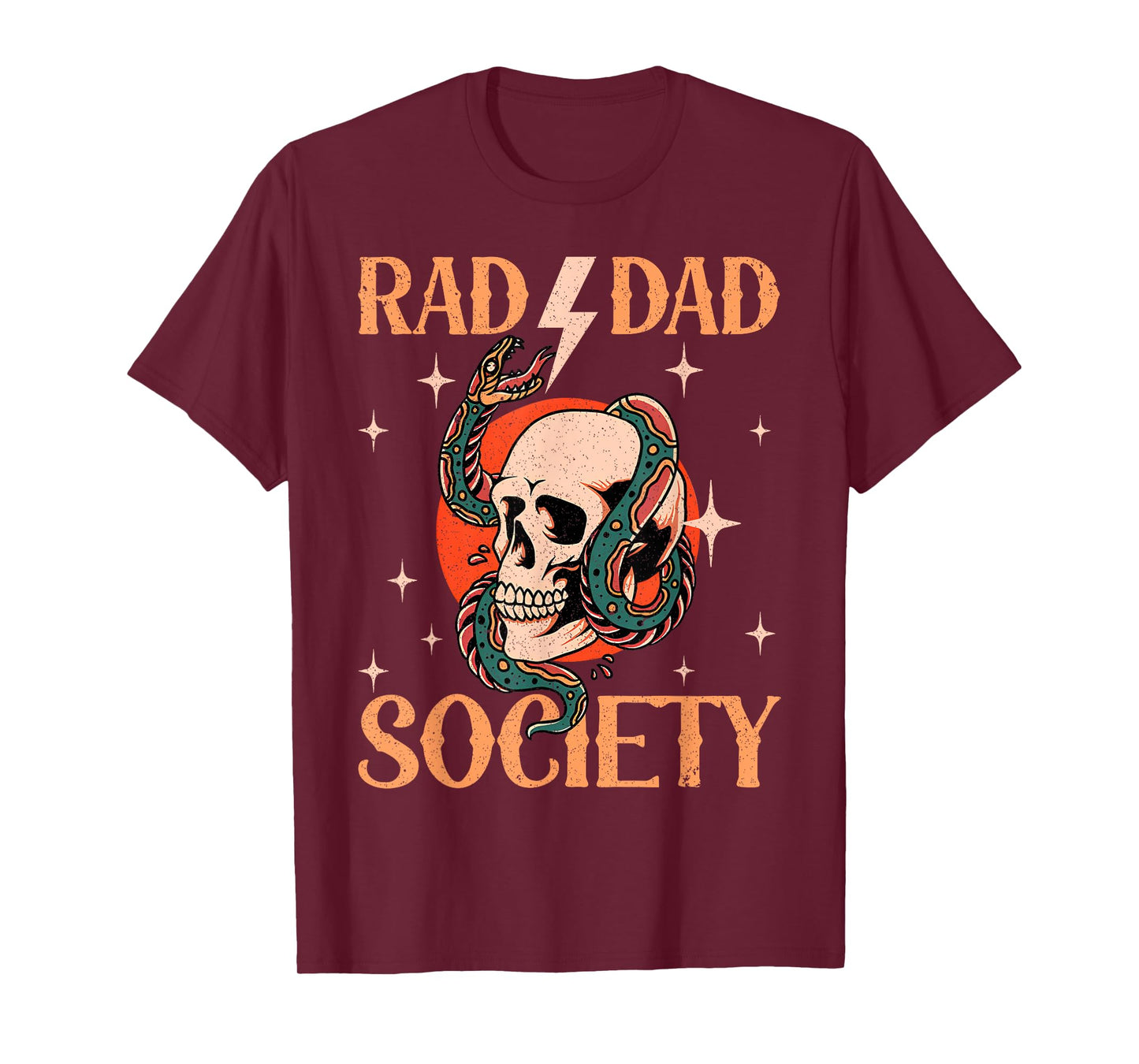 Rad Dad Society Shirt Cool Dad Club Fathers Day Dad Life T-Shirt