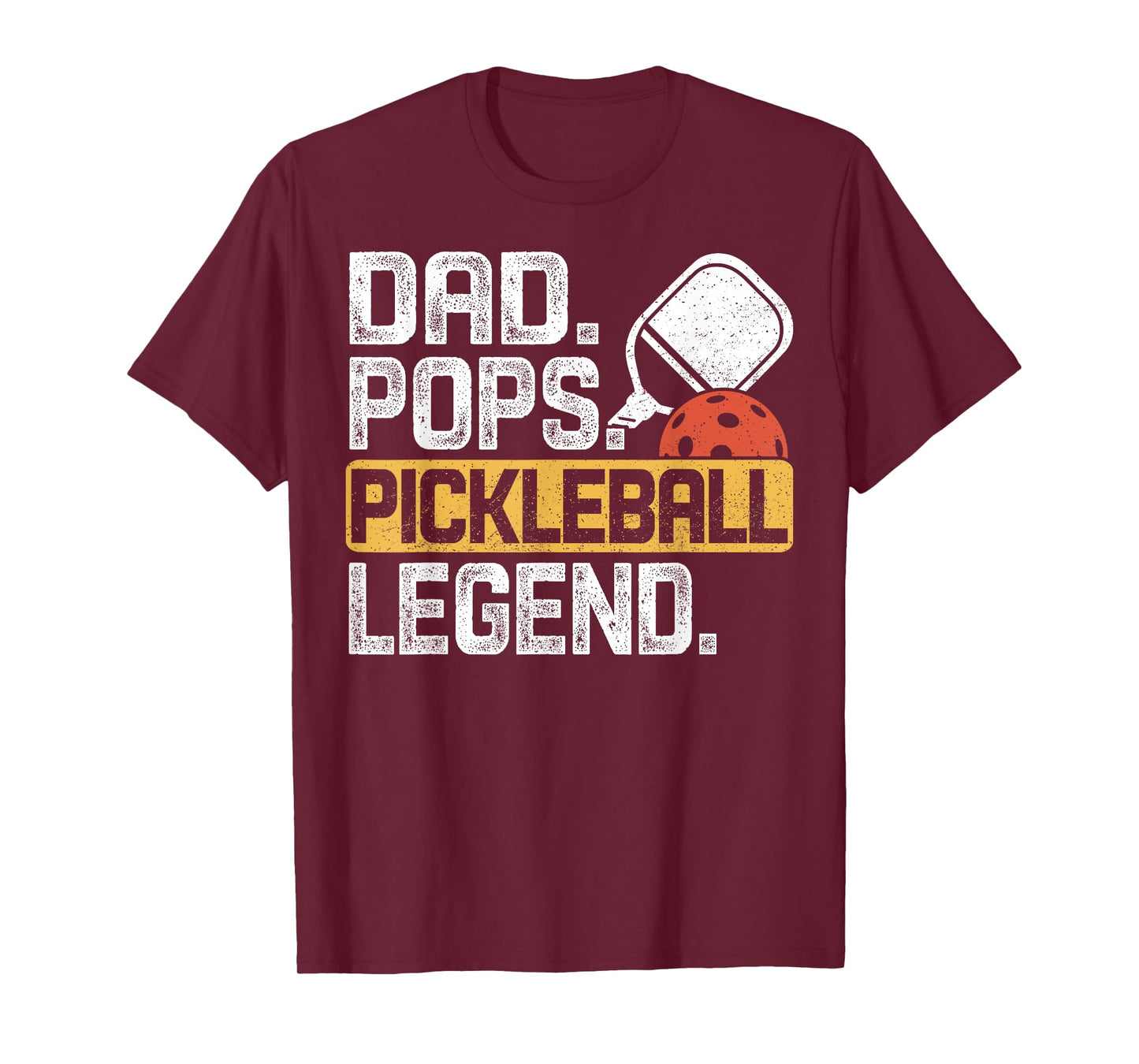 Dad Pops Pickleball Legend Funny Grandpa T-Shirt