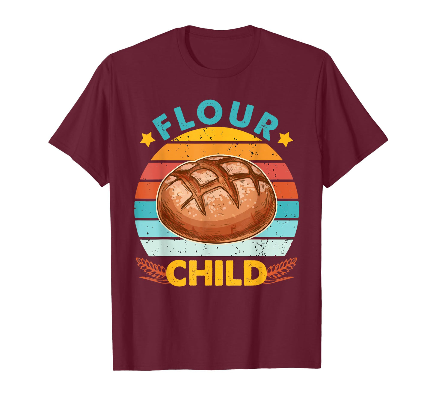Baking Sourdough Bread Baker Life Homestead Flour Child T-Shirt