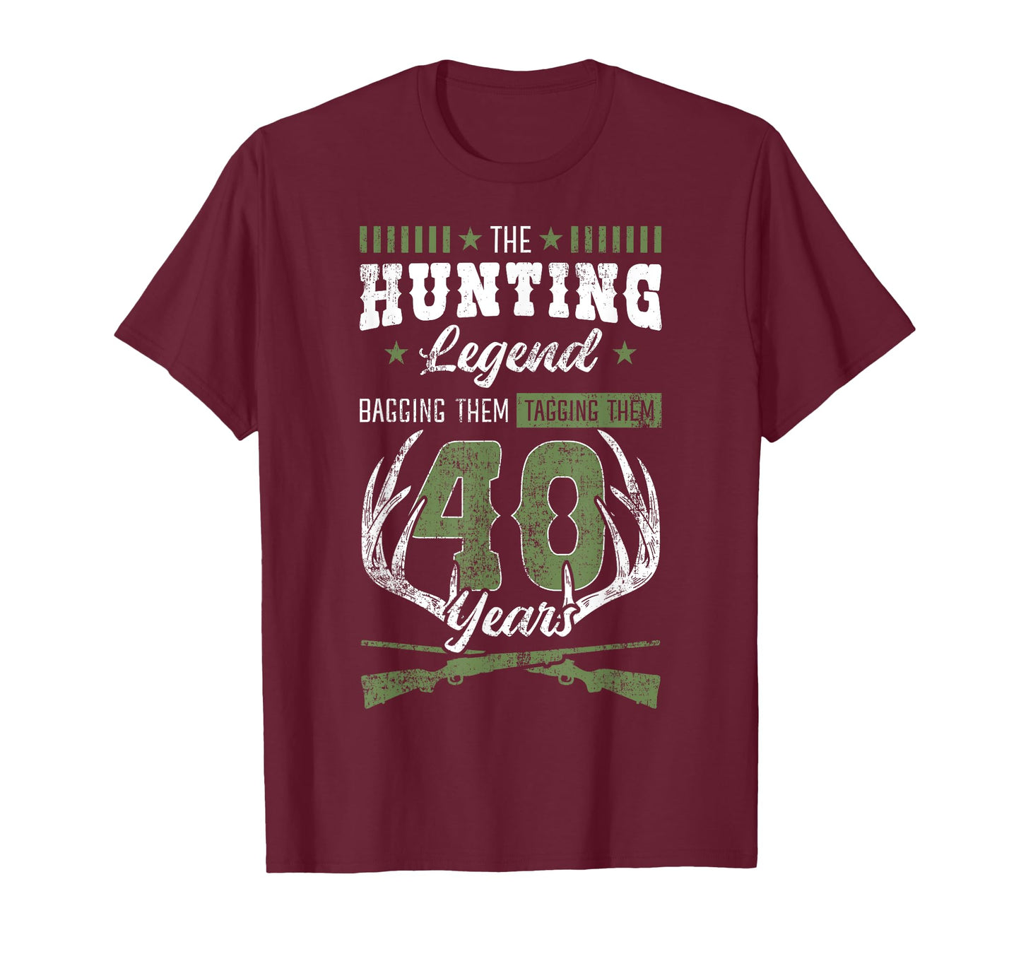 Deer Hunting 40th Birthday Party Wildlife Theme Buck Hunters T-Shirt