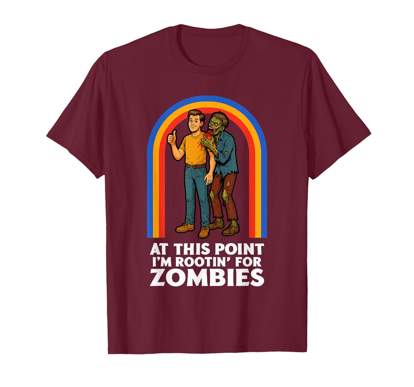 Zombie Men Women Kids Funny Halloween T-Shirt
