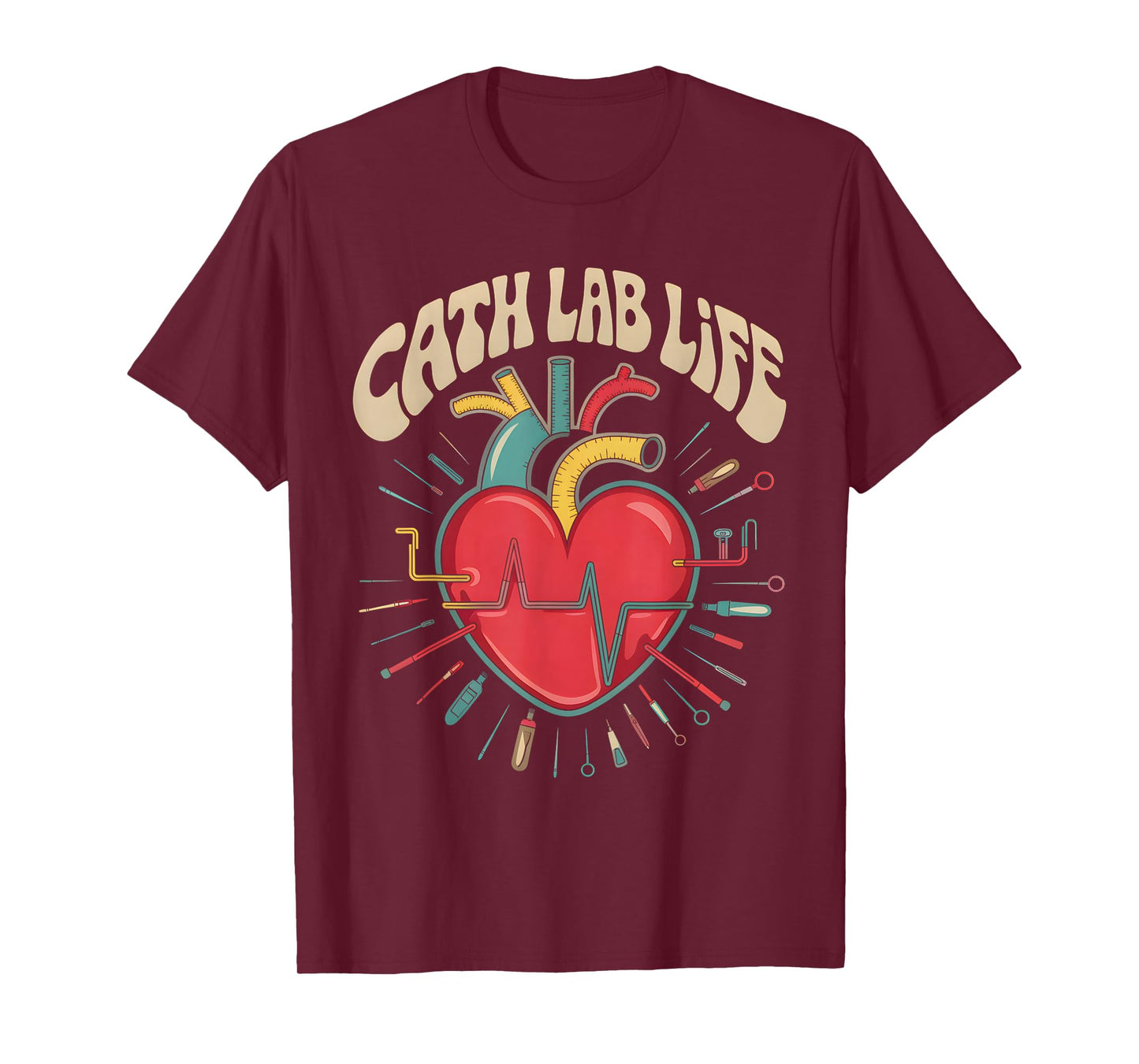 Cath Lab Life Cardiac Cath Lab Medical Medicine T-Shirt