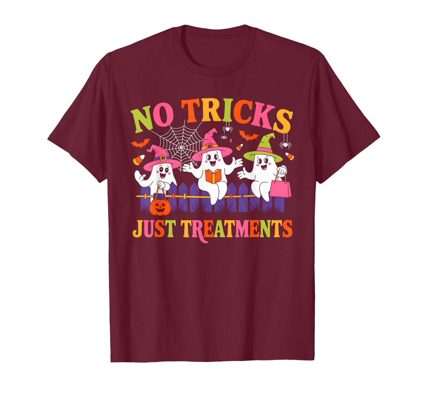 Funny Nurse Ghost for Scrub Life & Nursing Halloween Lovers T-Shirt