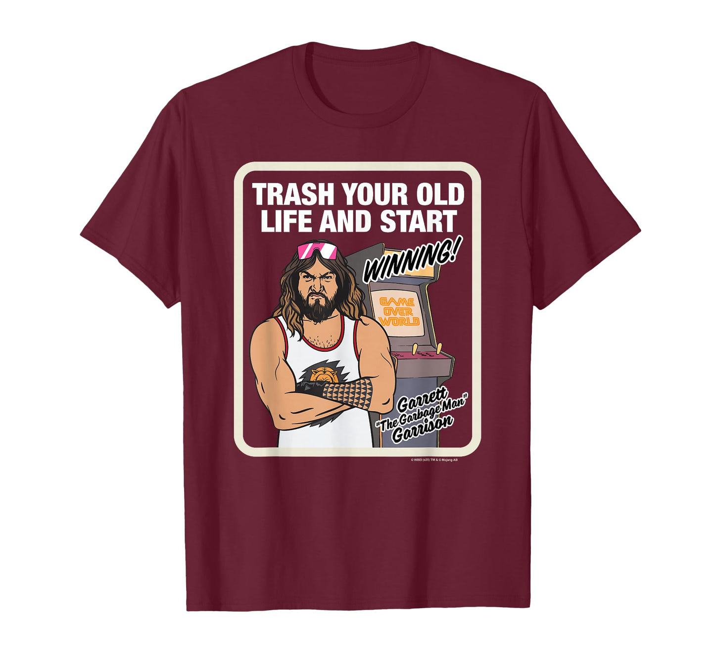 A Minecraft Movie Trash Your Old Life And Start Winning! T-Shirt