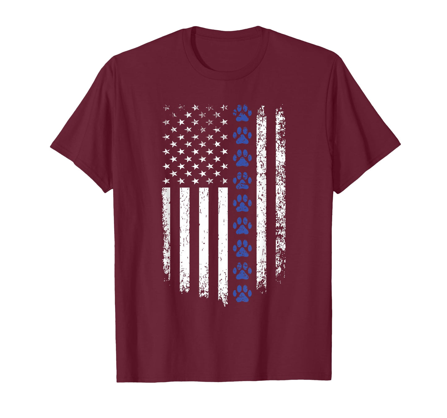 K9 Veteran Military Working Dog USA US Flag K9 Veterans Day T-Shirt